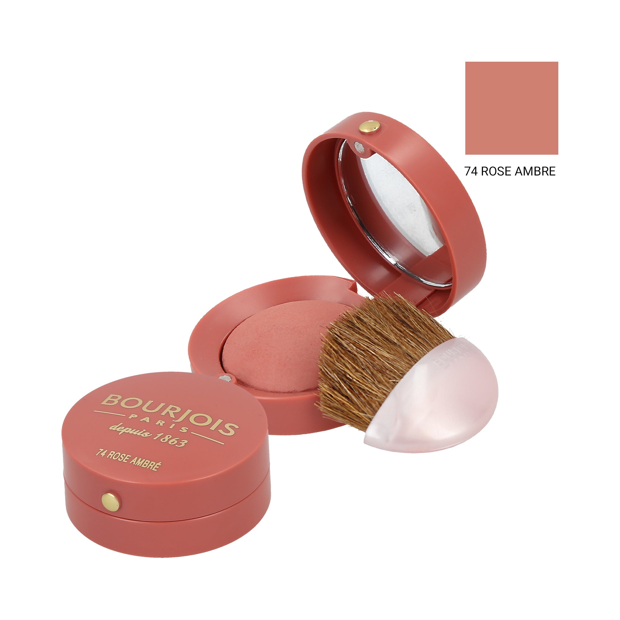 BOURJOIS Little Round Pot Blush 74 Rose Amber 2,5g