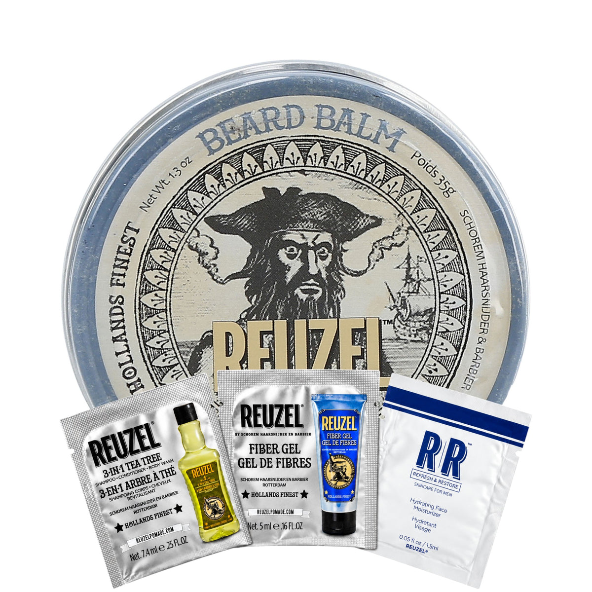 REUZEL Balsam do pielęgnacji i stylizacji brody 35 g + 3 saszetki