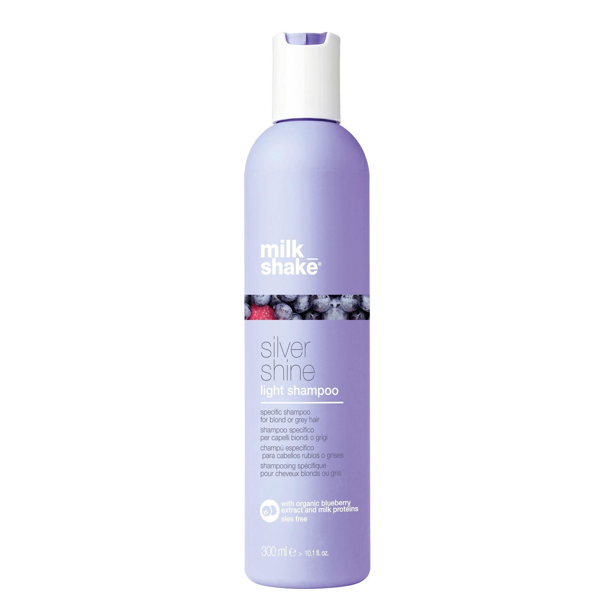 MILK SHAKE SILVER SHINE Shampoo per capelli grigi che riduce i riflessi gialli 300ml