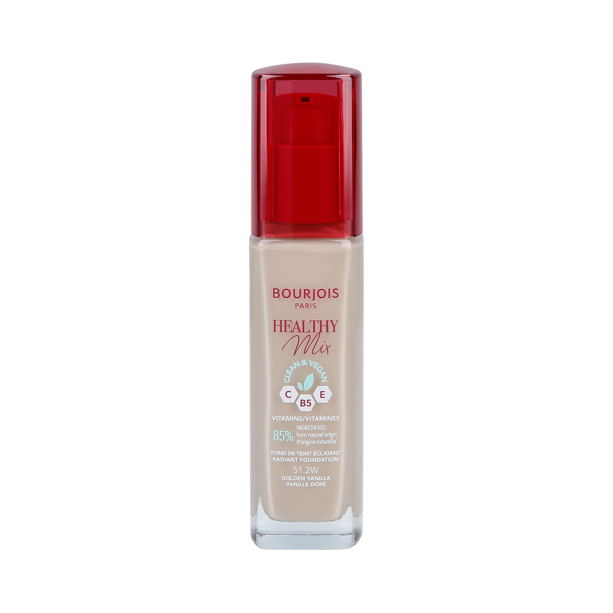BOURJOIS HEALTHY MIX VEGAN Fondotinta 051,2W Golden Vanilla 30ml