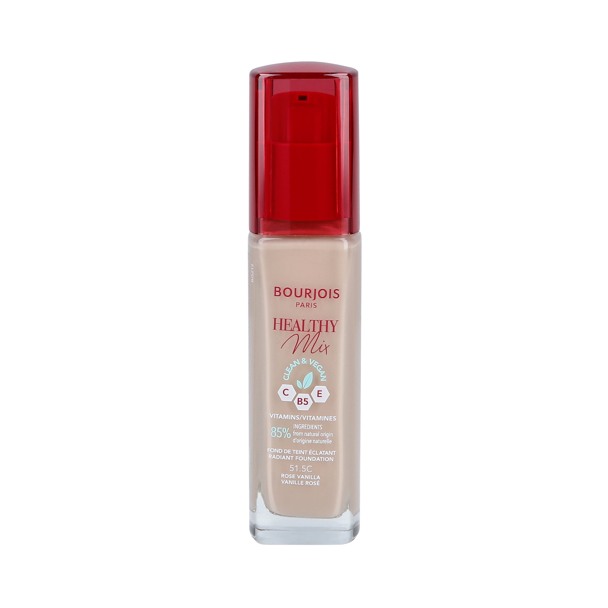 BOURJOIS HEALTHY MIX VEGAN Fondotinta 051,5C Rose Vanilla 30ml