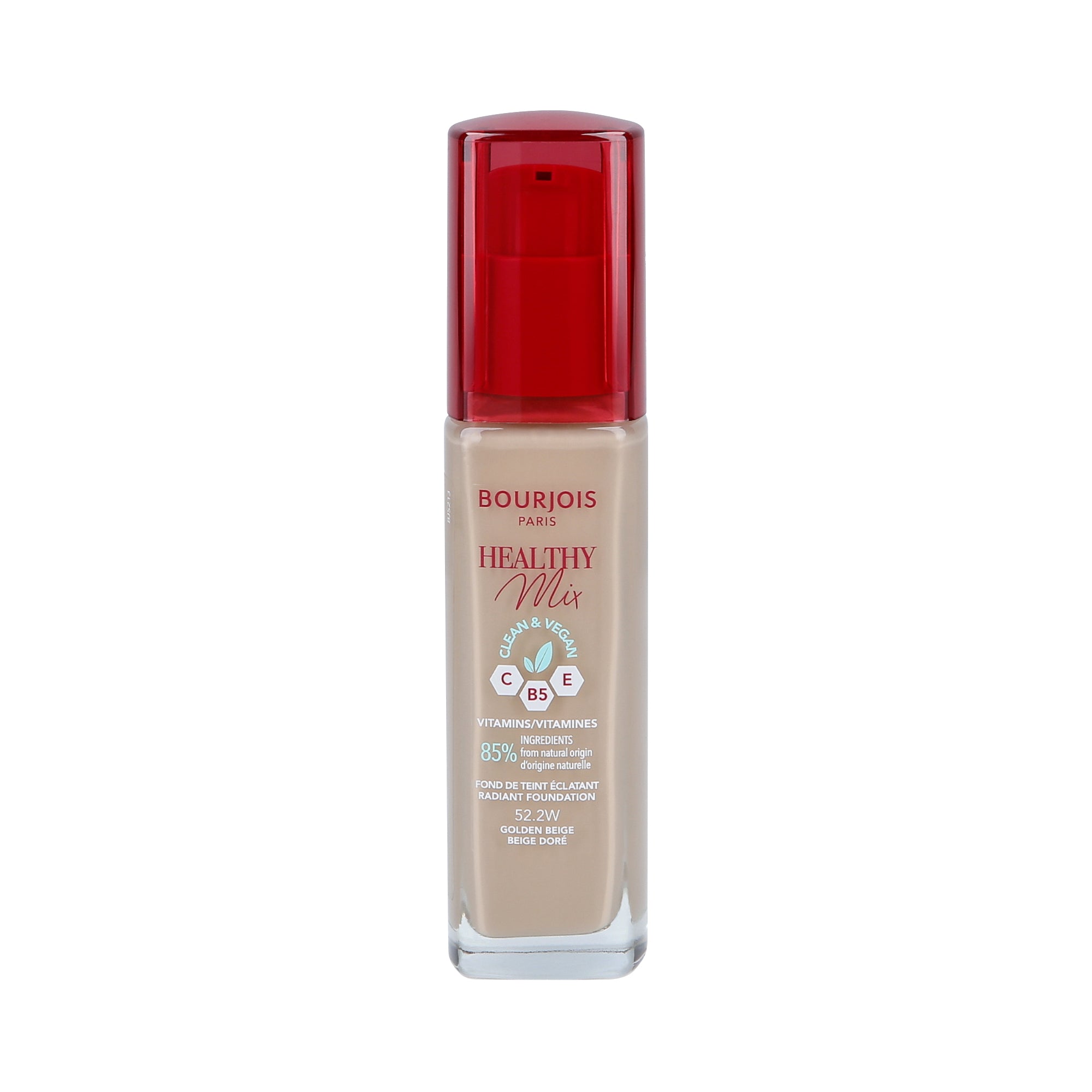 BOURJOIS HEALTHY MIX VEGAN Fondotinta 052,2W Golden Beige 30ml