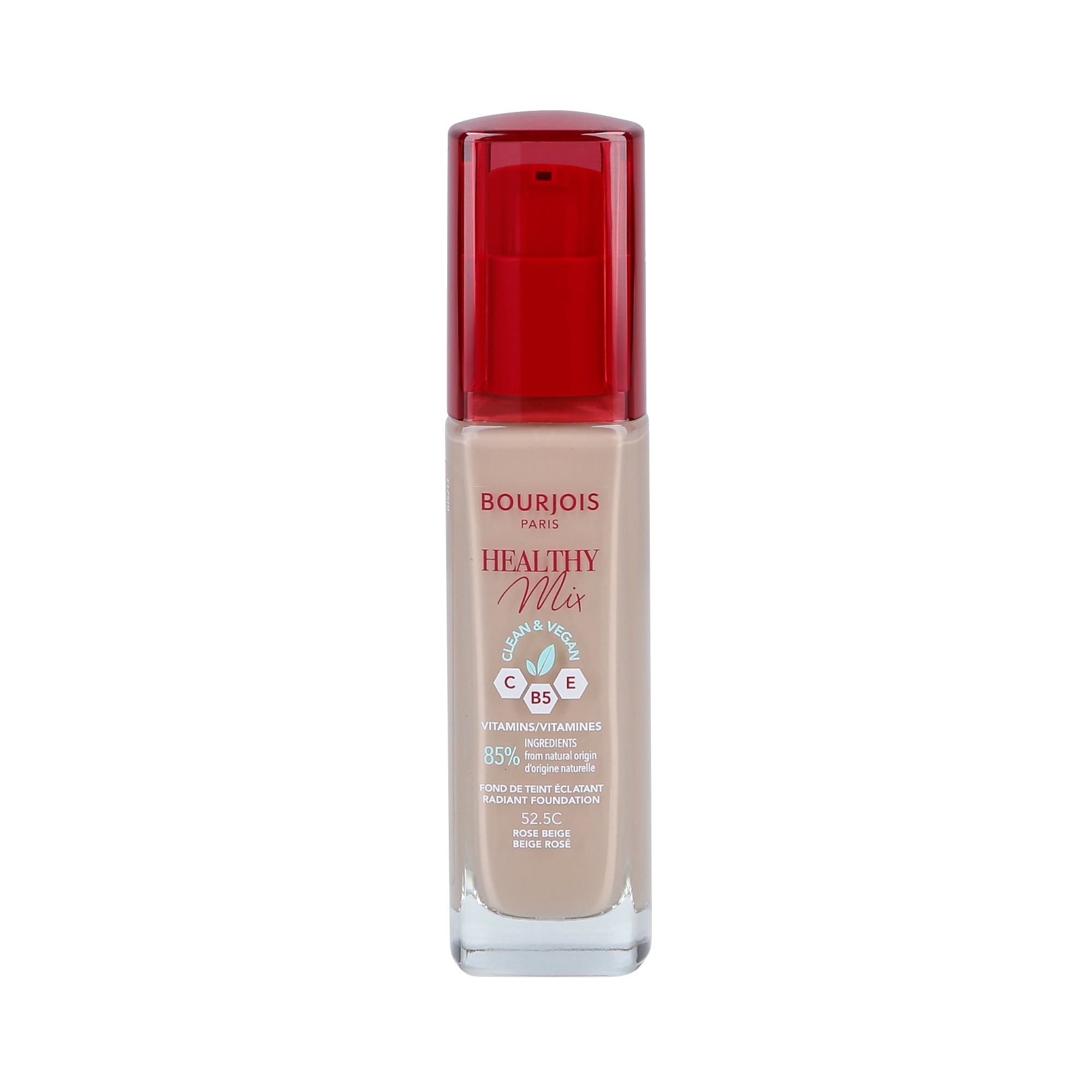 BOURJOIS HEALTHY MIX VEGAN Fondotinta 052,5C Rose Beige 30ml