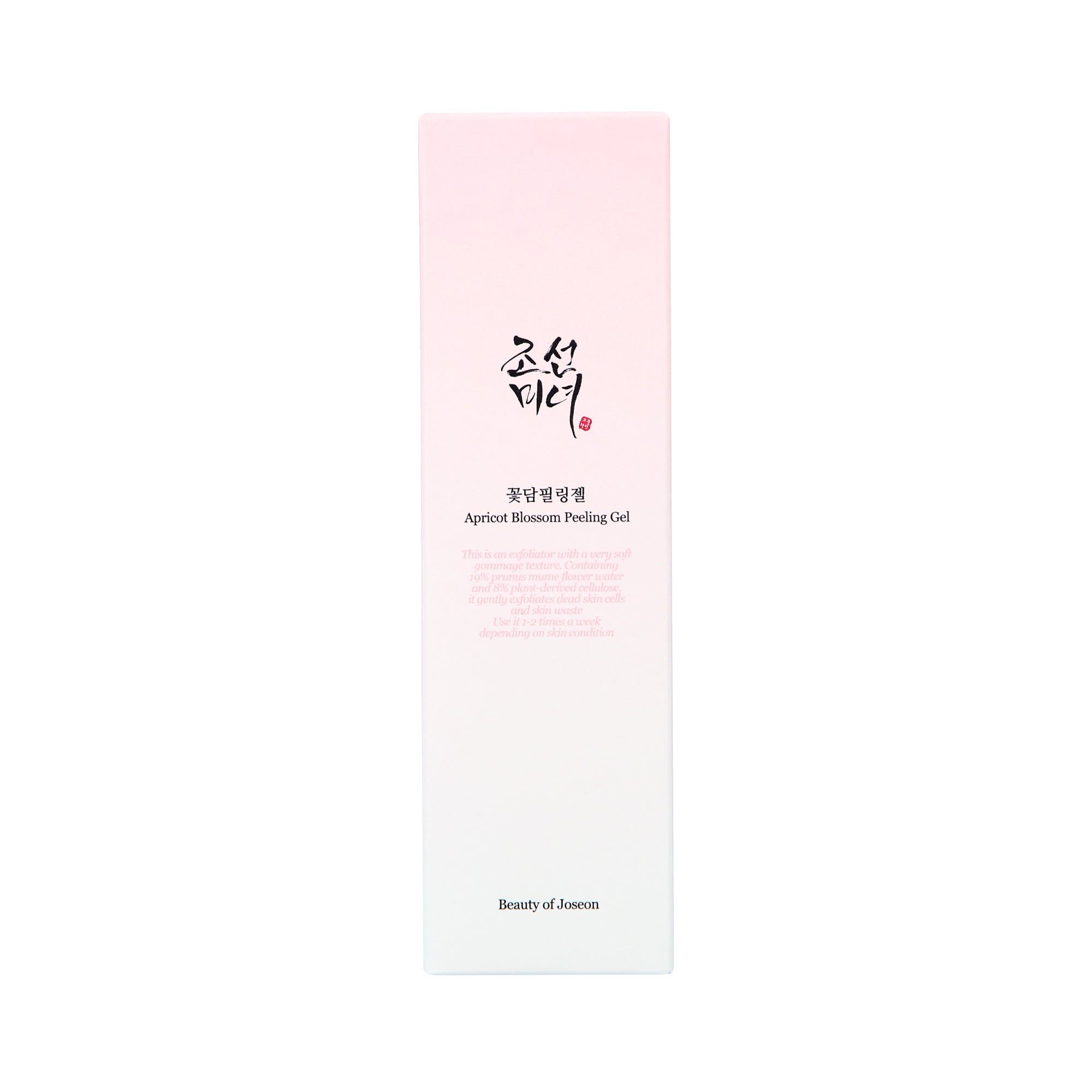 BEAUTY OF JOSEON PEELING AI FIORI DI ALBICOCCA Gel esfoliante idratante 100 ml