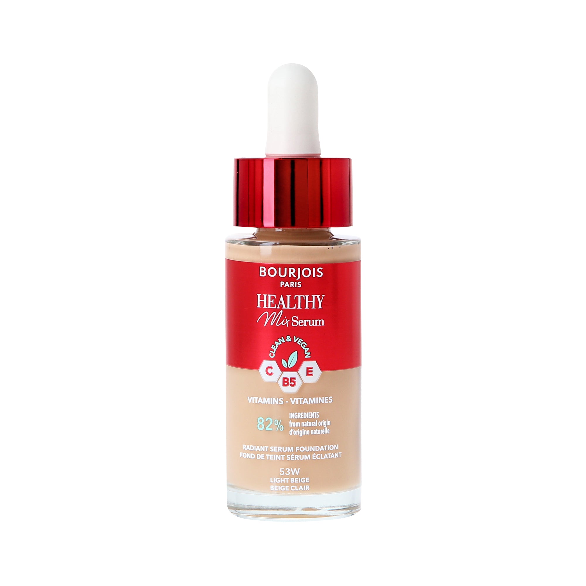 BOURJOIS HEALTHY MIX SERUM Fondotinta - siero con vitamine 53 Beige Chiaro 30 ml