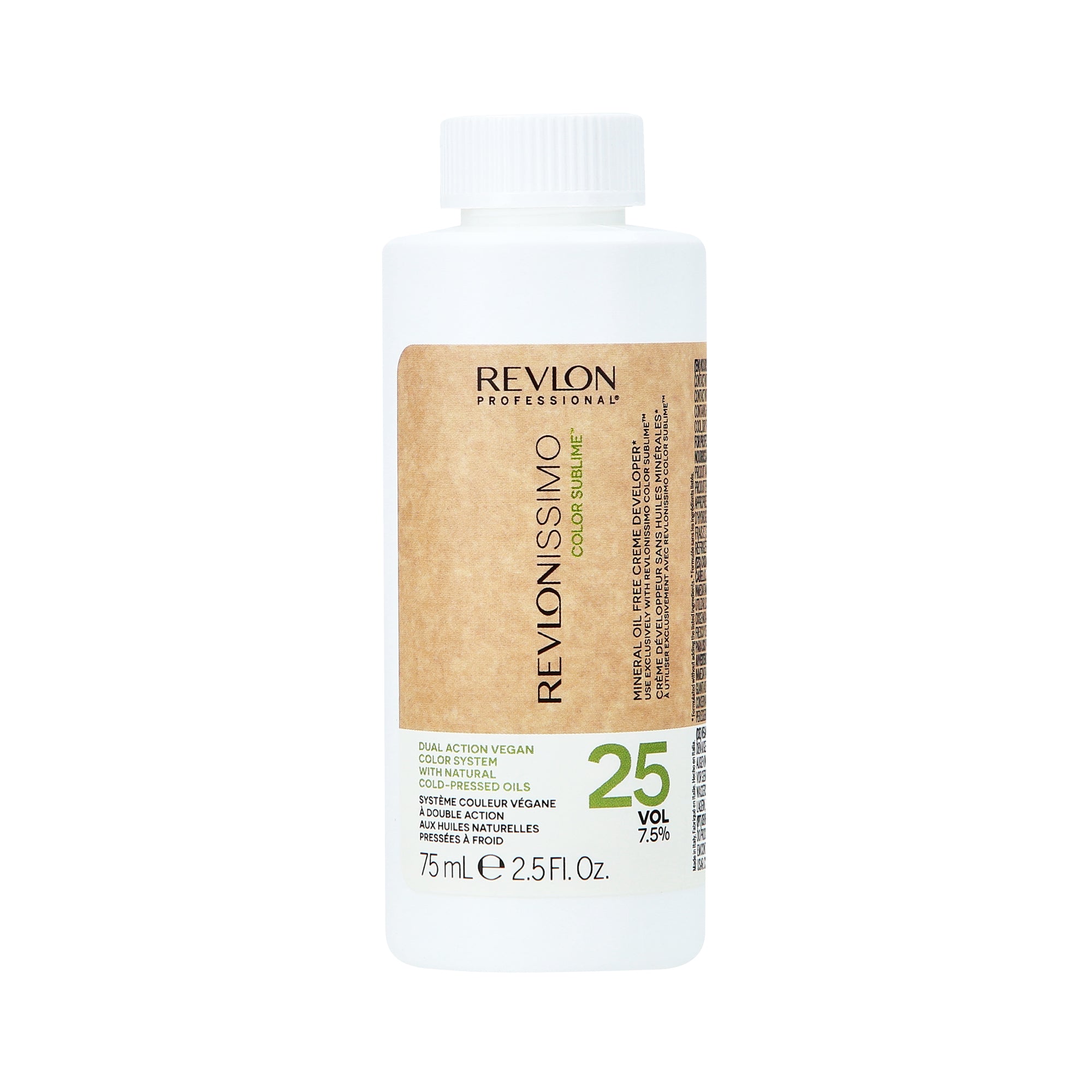 REVLON REVLONISSIMO COLOR SUBLIME VEGAN Olio Attivatore 7,5% 25 vol 75 ml