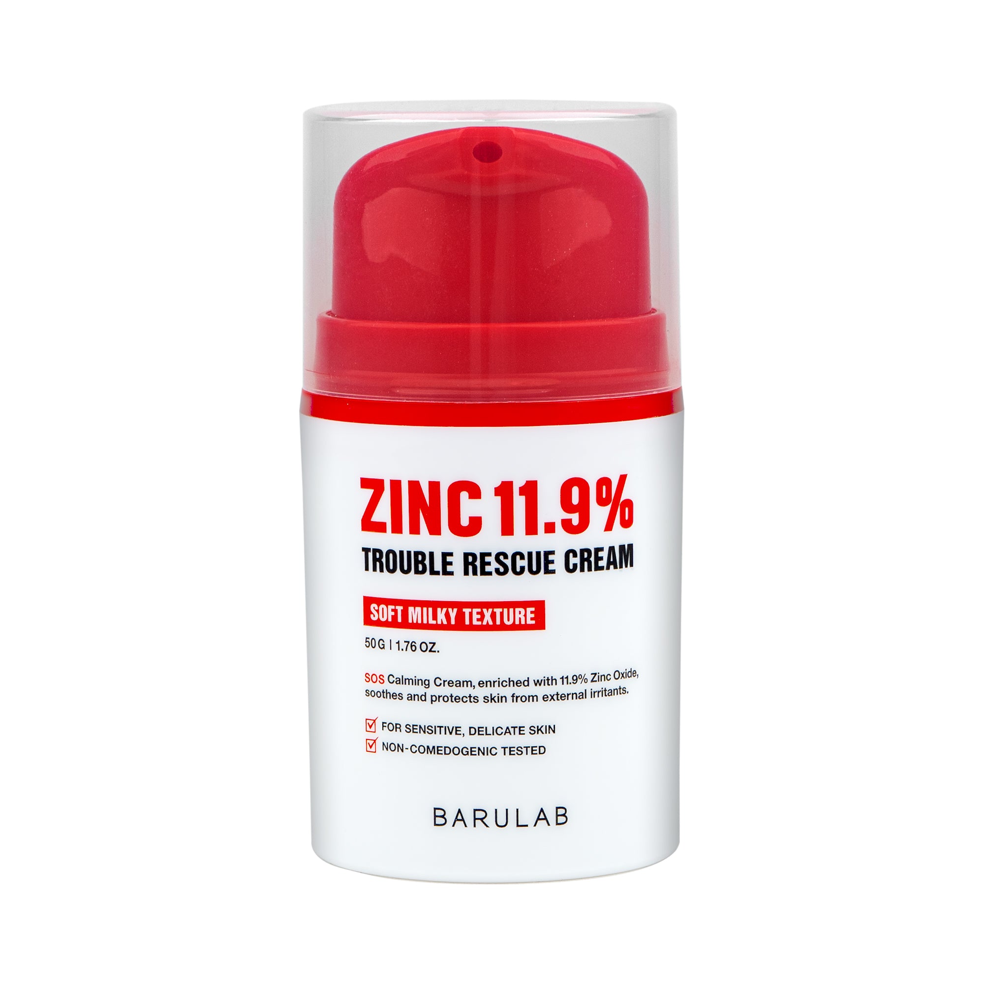 BARULAB ZINC 11.9% TROUBLE RESCUE CREAM 50G