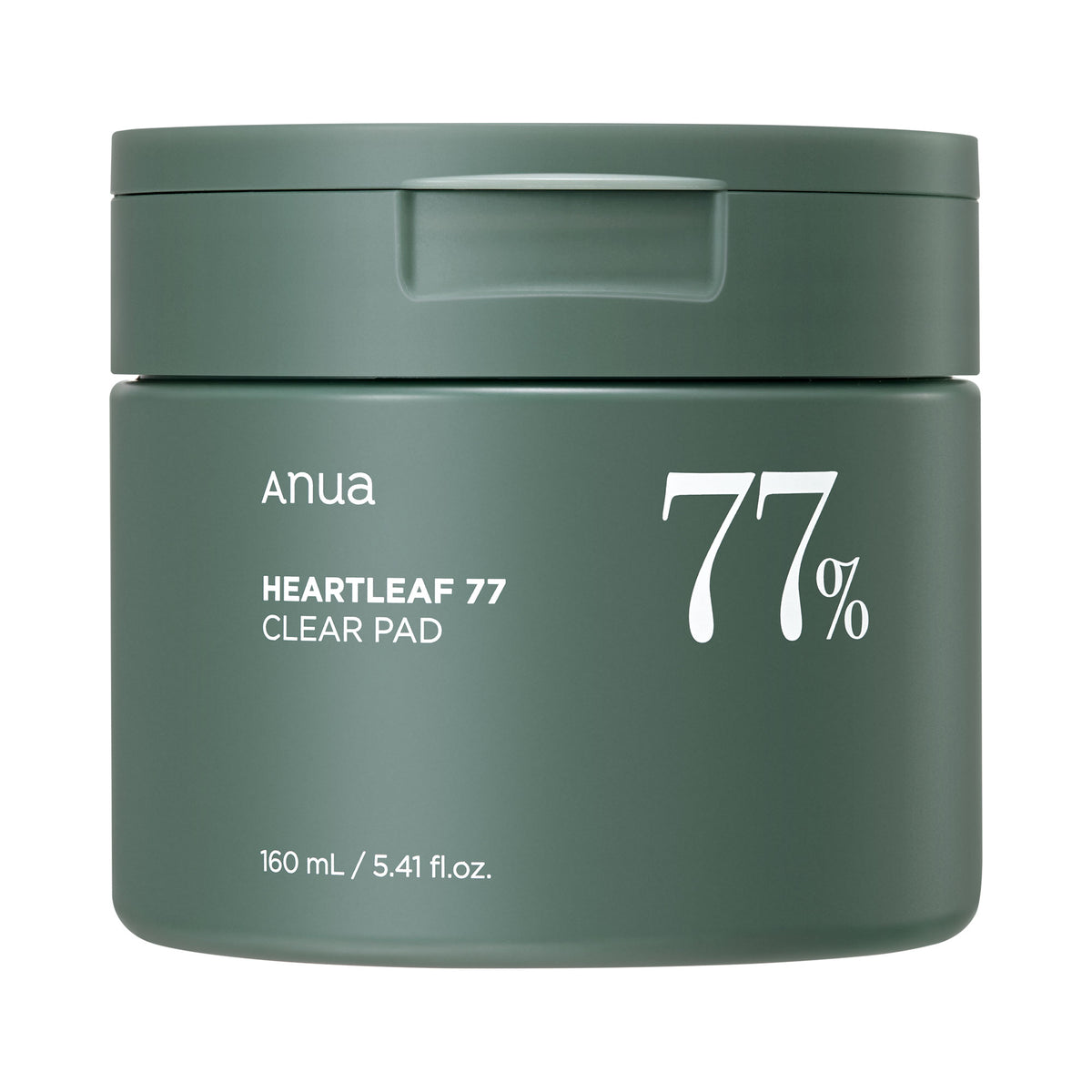 ANUA HEARTLEAF 77% TONER PAD Dischetti tonificanti per il viso che riducono l'eccesso di sebo 70 pz. 160 ml