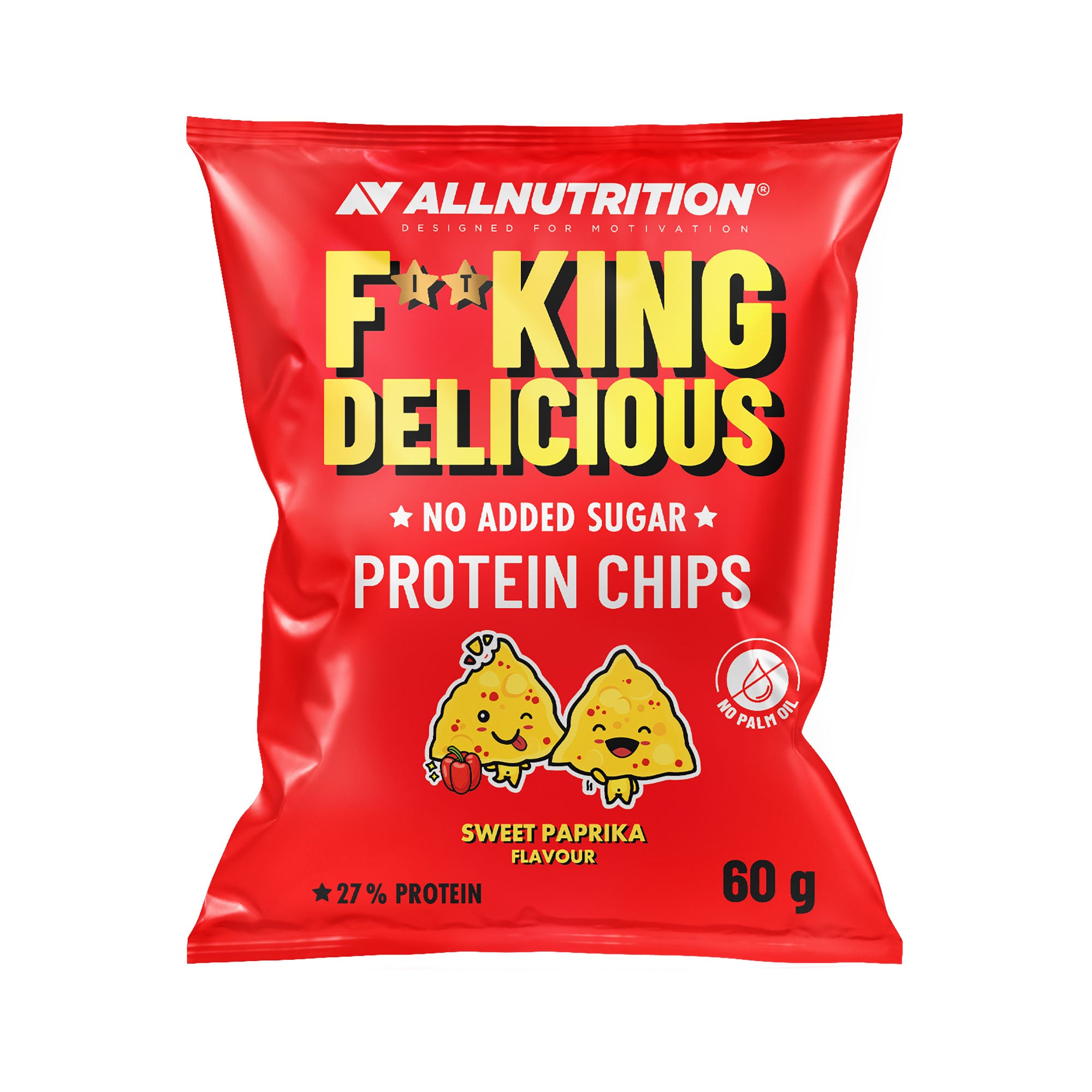 ALLNUTRITION FITKING DELICIOUS PROTEIN Chipsy białkowe – sweet paprika 60g