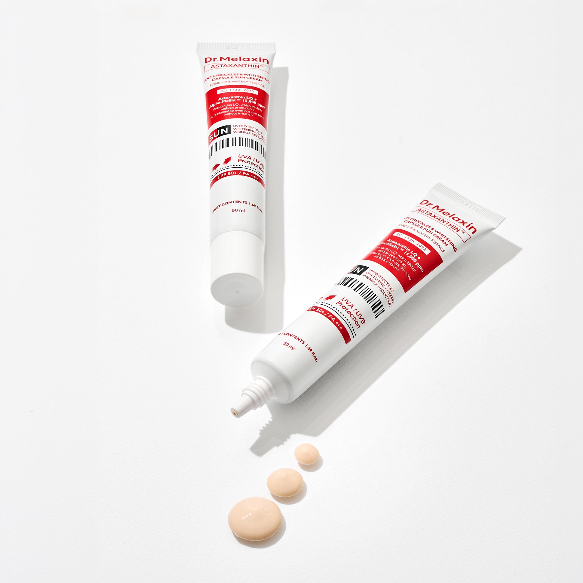 DR. MELAXIN Astaxanthin Anti-Sommersprossen & Aufhellende Kapseln Sonnenschutz LSF 50+ / PA+++ - Getönter Sonnenschutz gegen Pigmentflecken 50 ml #5