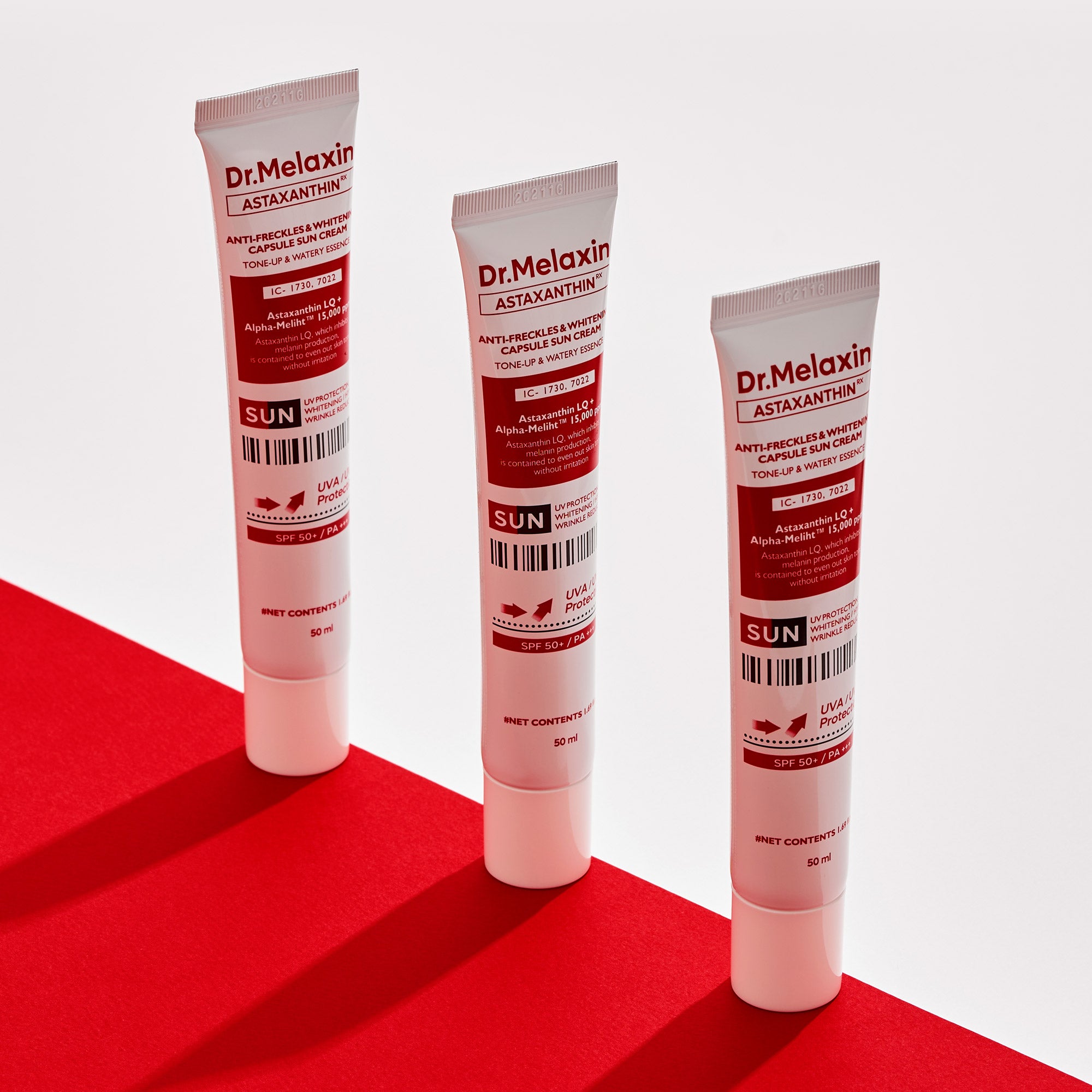 DR. MELAXIN Astaxanthin Anti-Sommersprossen & Aufhellende Kapseln Sonnenschutz LSF 50+ / PA+++ - Getönter Sonnenschutz gegen Pigmentflecken 50 ml #6