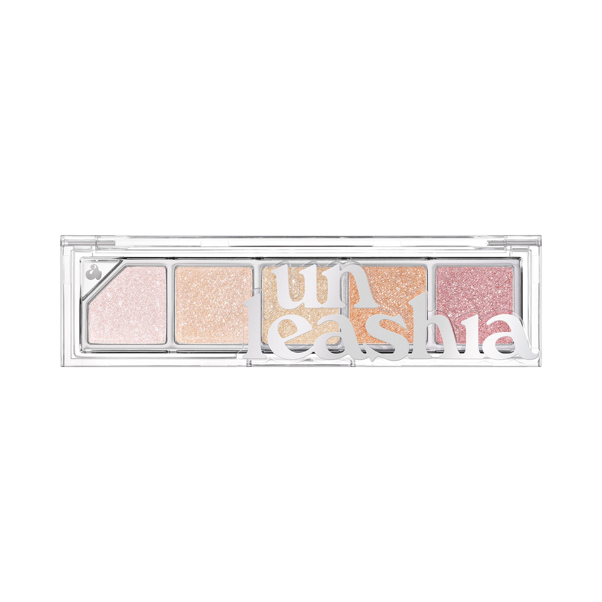 Palette di ombretti e illuminanti UNLEASHIA MOOD SHOWER n. 100 Ballerina 4 g