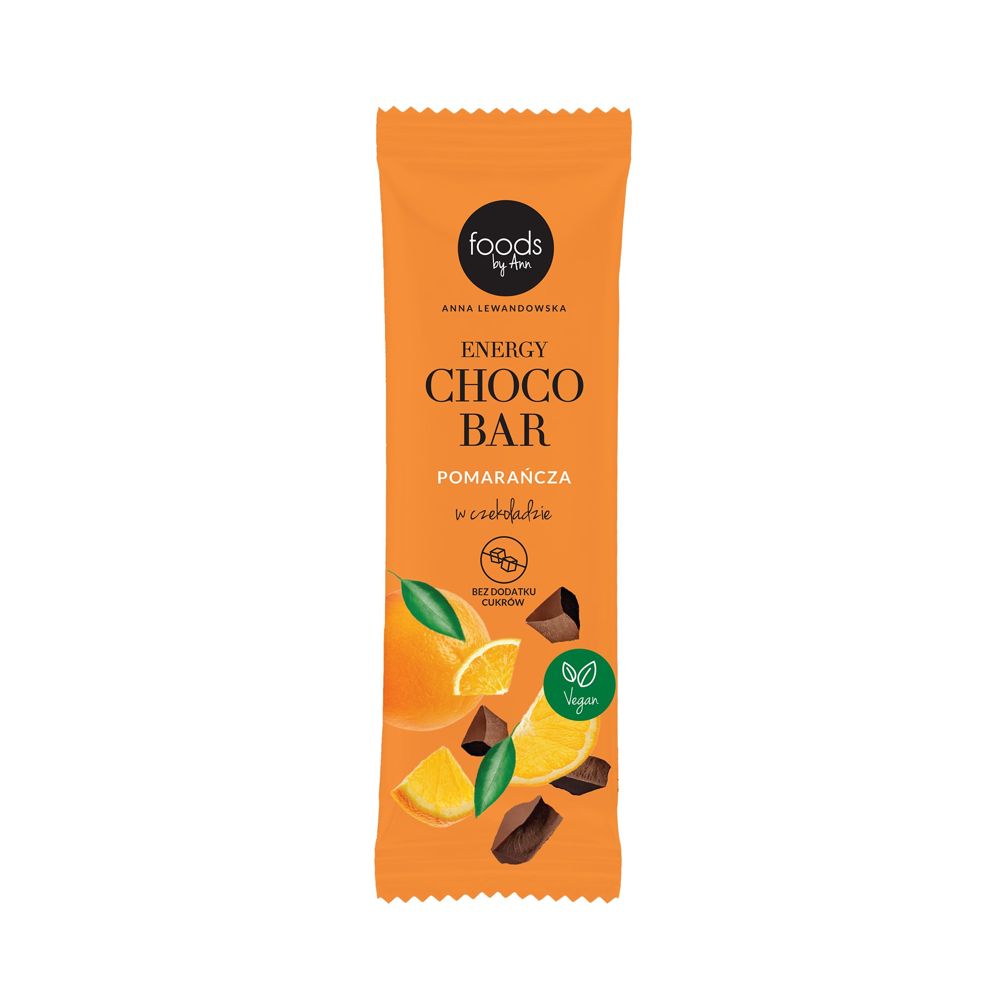 LEVANN FOODS BY ANN Barretta energetica al cioccolato, arancia 35 g