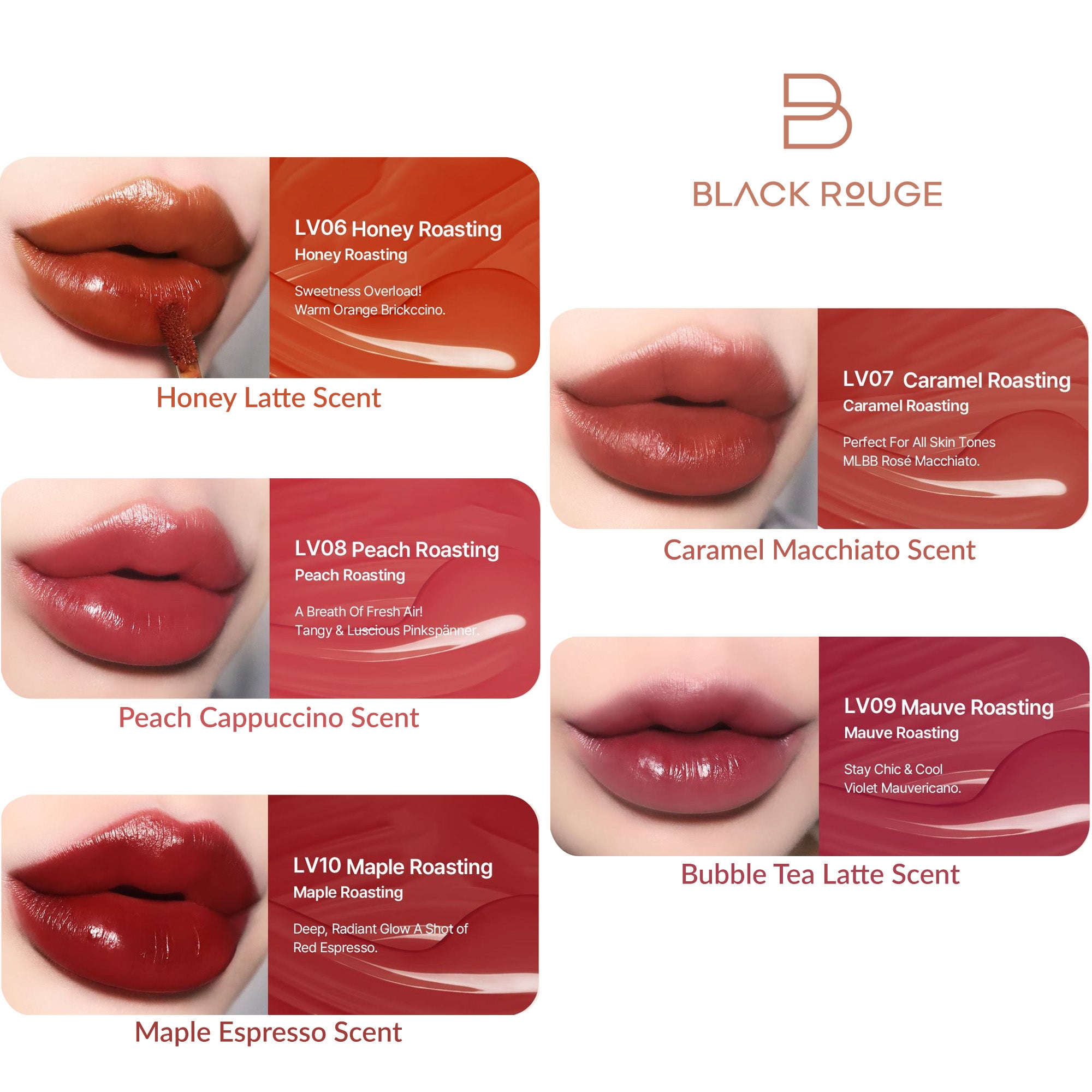 BLACK ROUGE DRIP HOT WATER TINT Ultraleichter Lippen-Tint 4,5 g