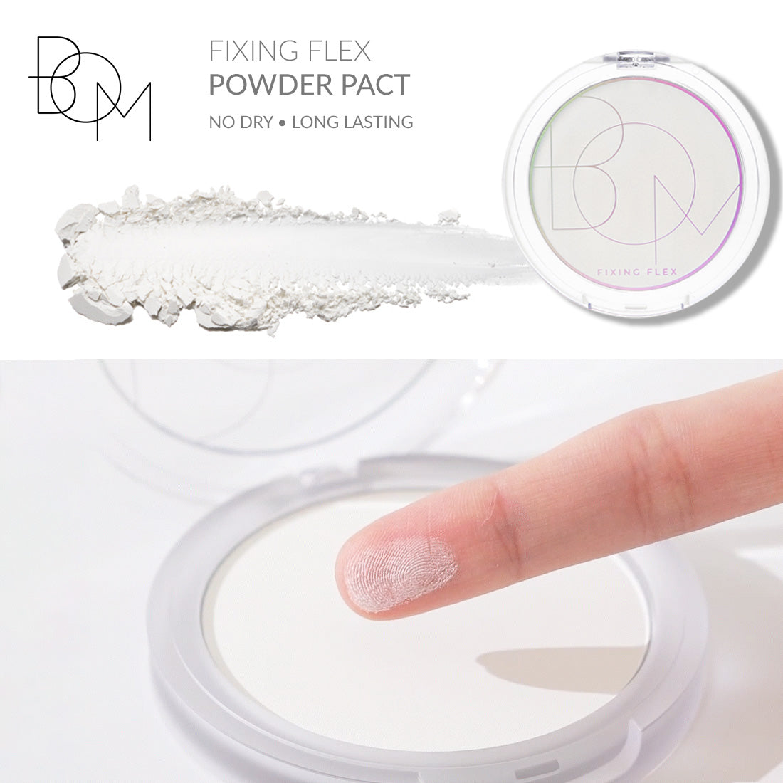 B.O.M FIXING FLEX POWDER PACT Cipria fissante ultraleggera 7,5 g #2