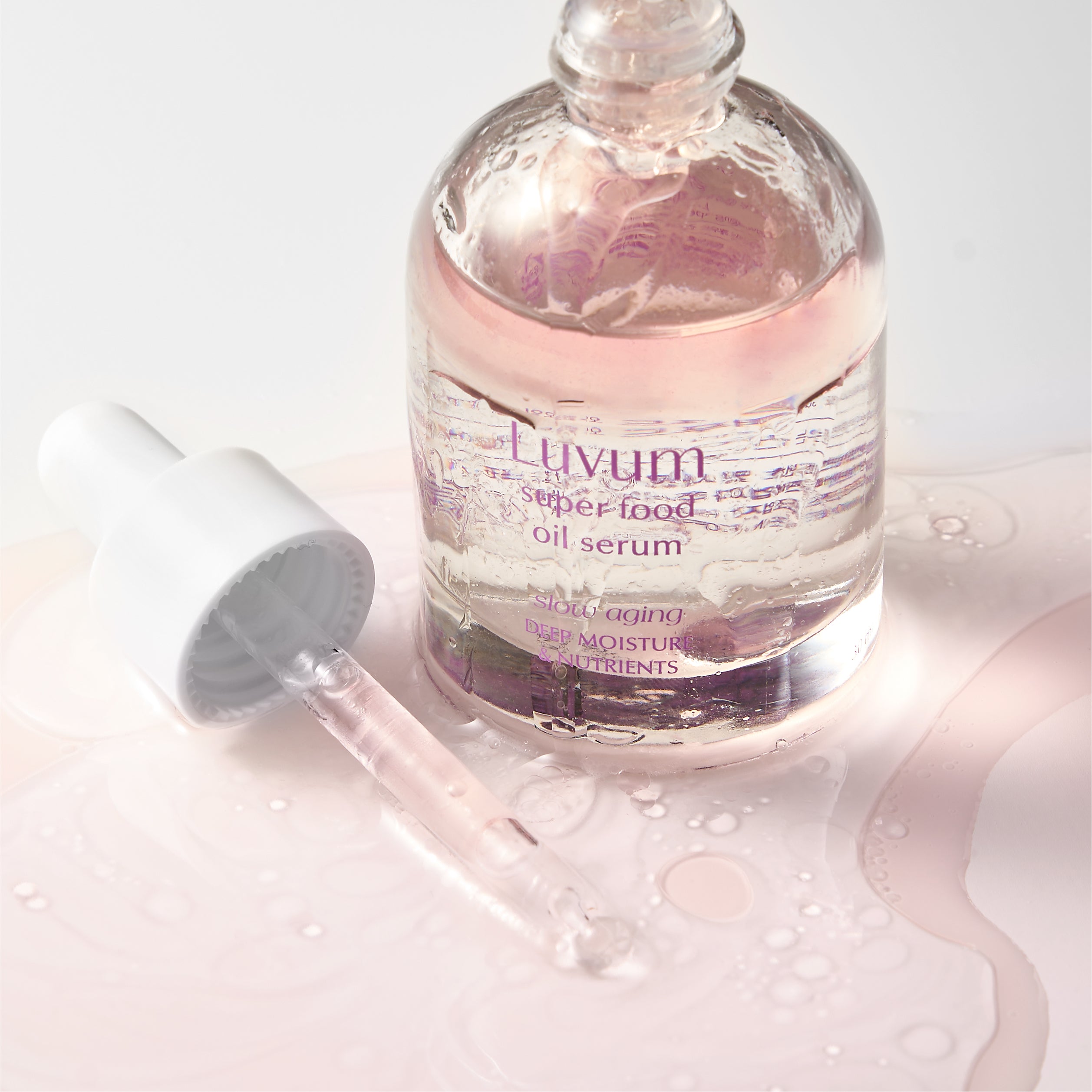 LUVUM SLOW AGING SUPER FOOD OIL SERUM Dwufazowe serum olejowe roślinnymi peptydami 30 ml #3