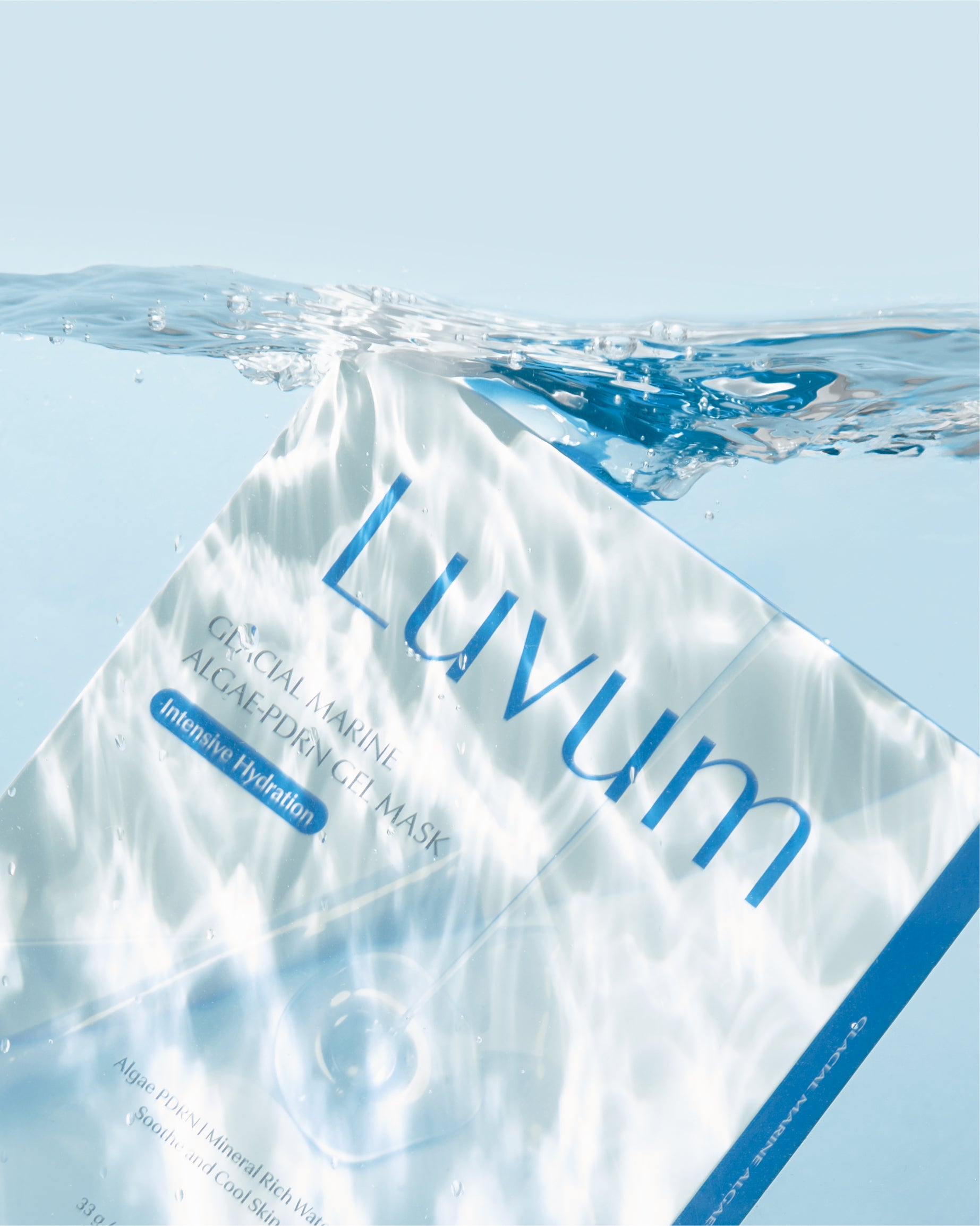 LUVUM GLACIAL MARINE ALGAE-PDRN GEL MASK Kojąca hydrożelowa maska do twarzy 5 szt. #5