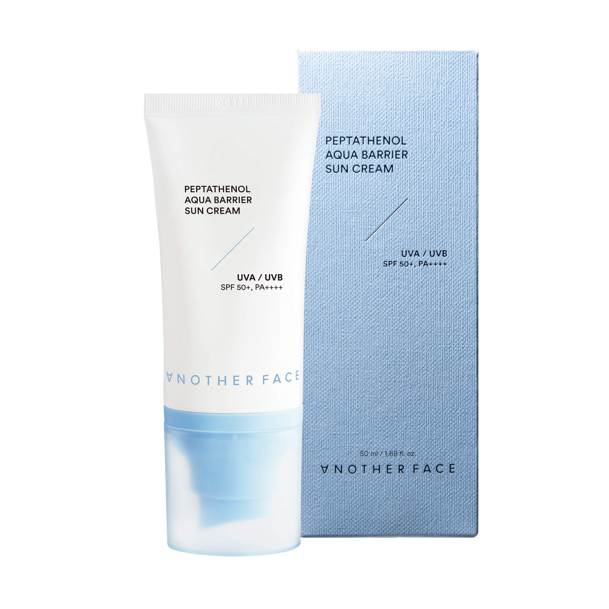 ANOTHER FACE PEPTATHENOL™ AQUA BARRIER SUN CREAM Nawilżający krem do twarzy z filtrem SPF50+ PA++++ 50 ml #2