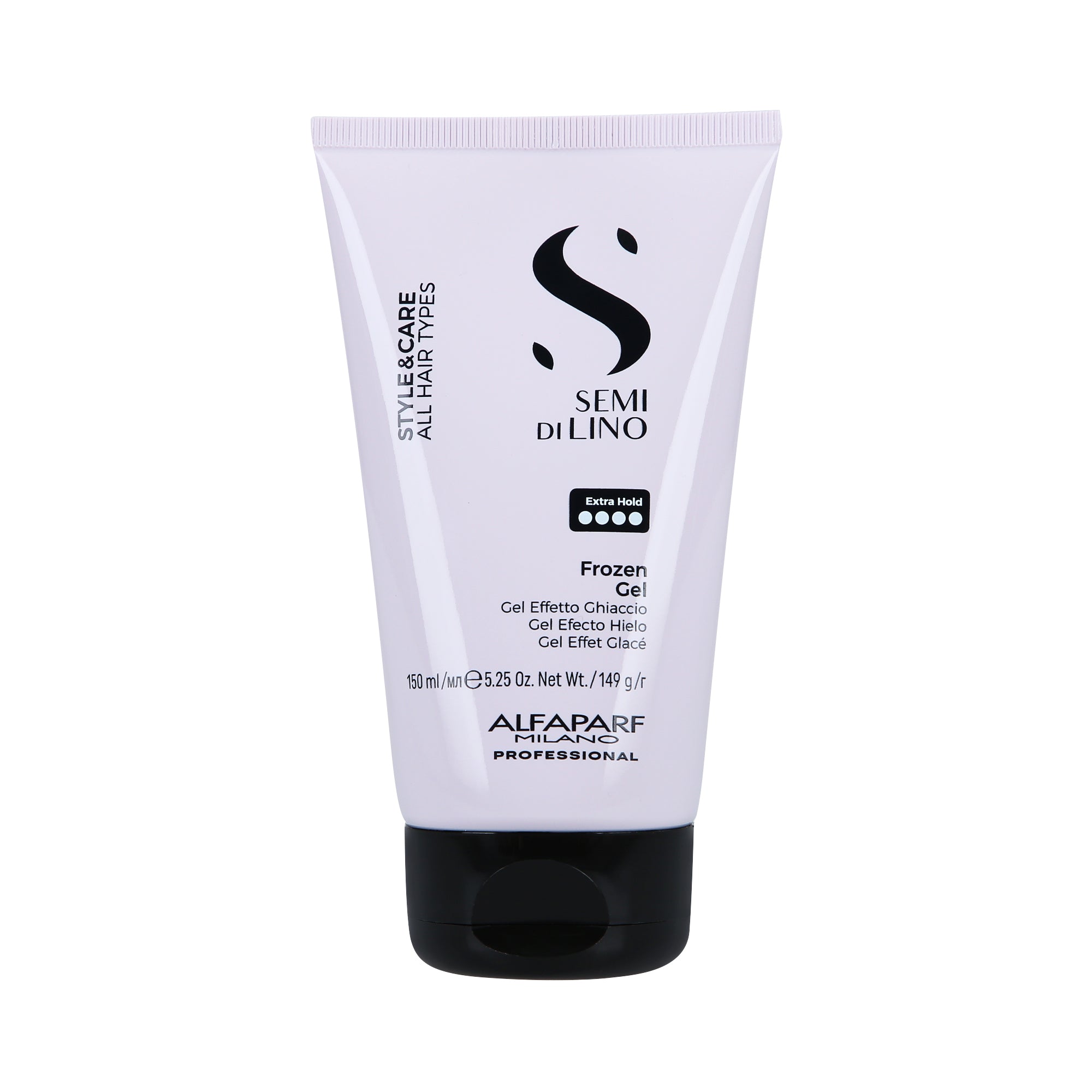 ALFAPARF SEMI DI LINO STYLE&CARE FROZEN GEL Gel modellante per capelli a tenuta molto forte 150 ml