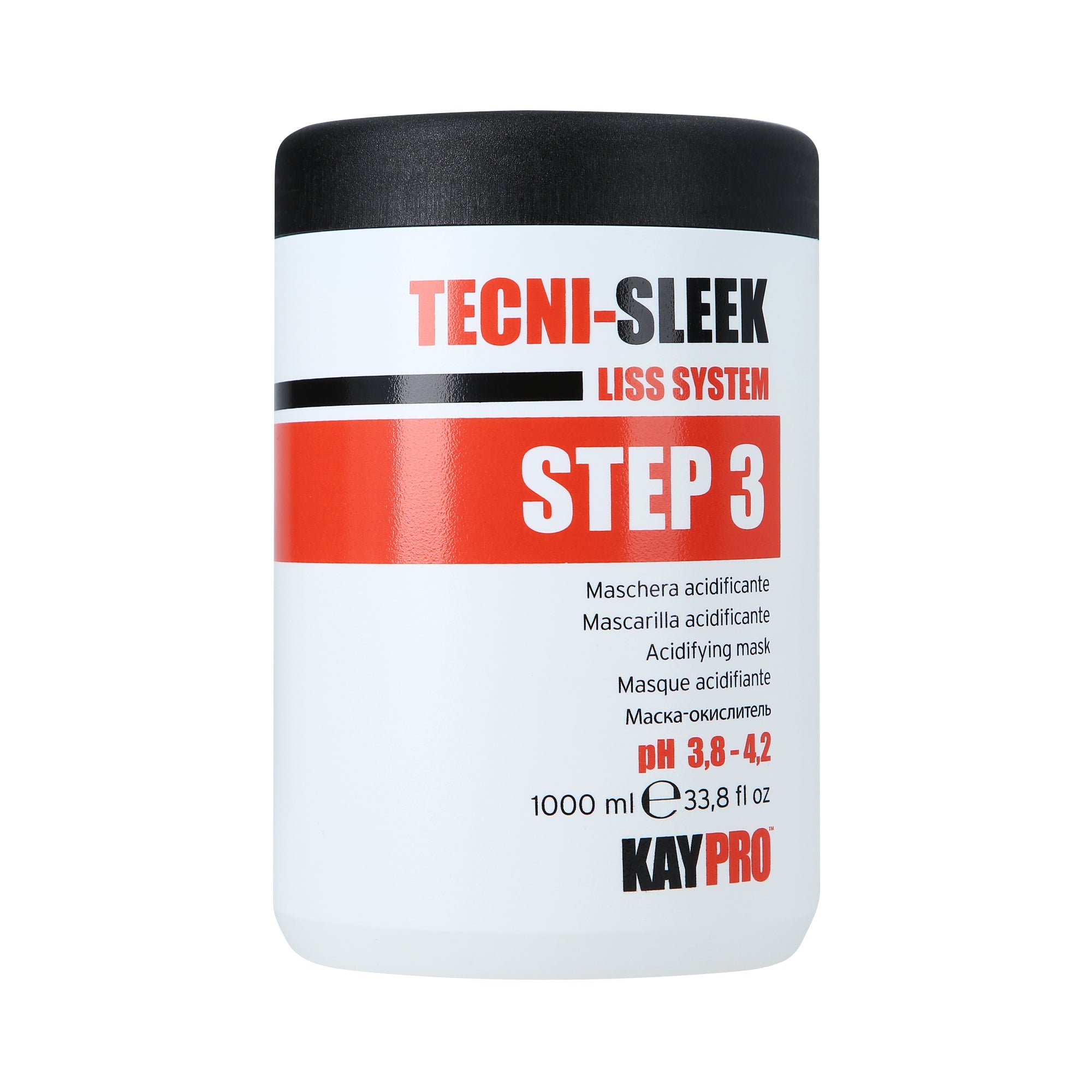 KAYPRO TECNI-SLEEK LISS SYSTEM STEP 3 Maschera ossidante dopo stiratura permanente 1000 ml