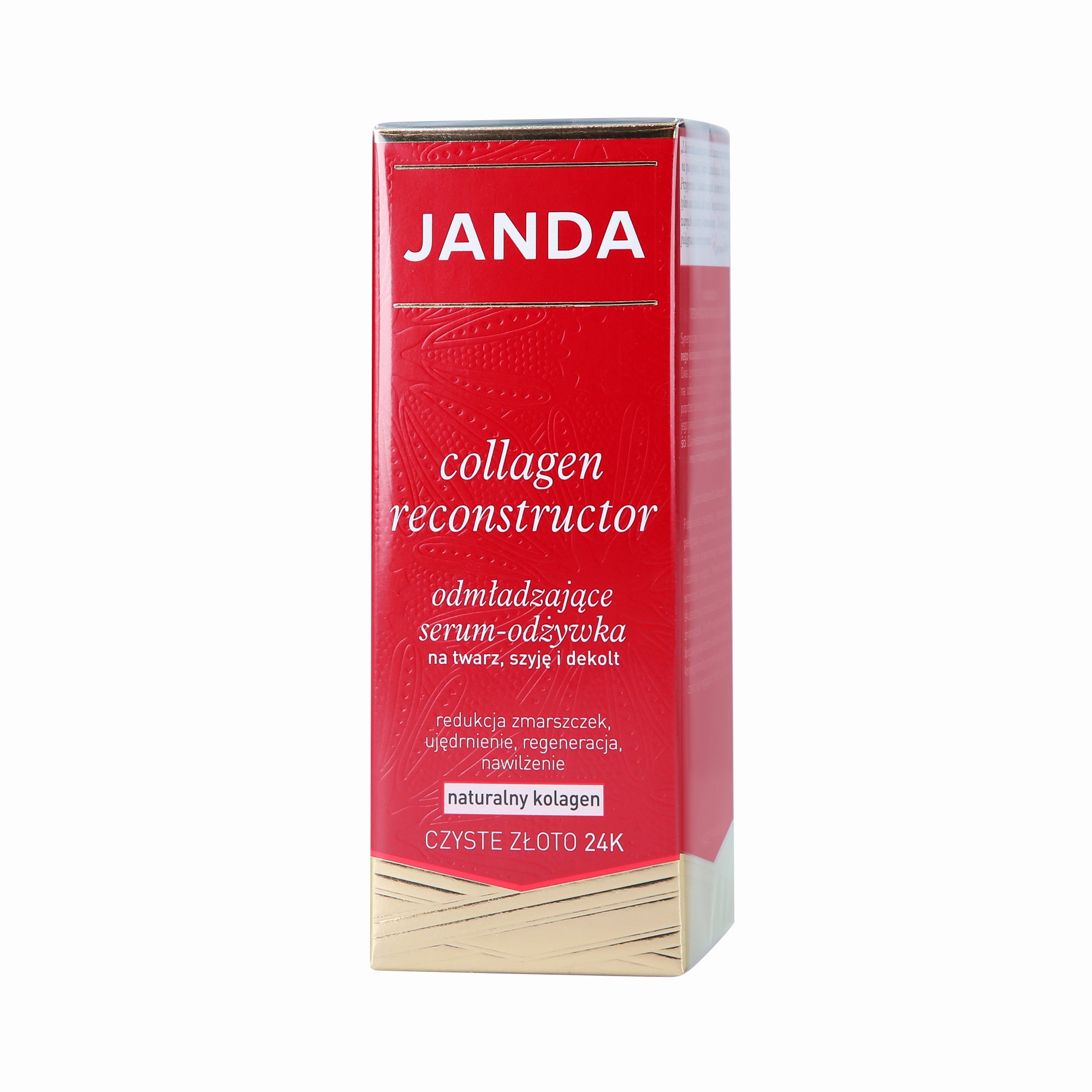 JANDA COLLAGEN Siero nutriente e ringiovanente al collagene per viso, collo e décolleté, giorno/notte 50 ml