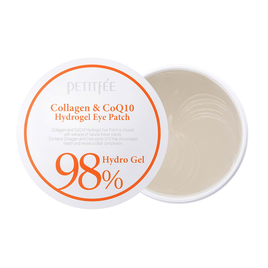 PETITFEE COLLAGEN Q10 HYDROGEL EYE PATCH Patchs hydrogel pour les yeux au collagène 60 pcs.