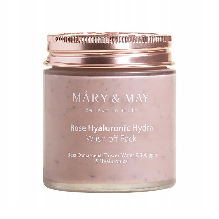 MARY & MAY ROSE HYALURONIC HYDRA Maschera idratante intensiva con argilla 125 g
