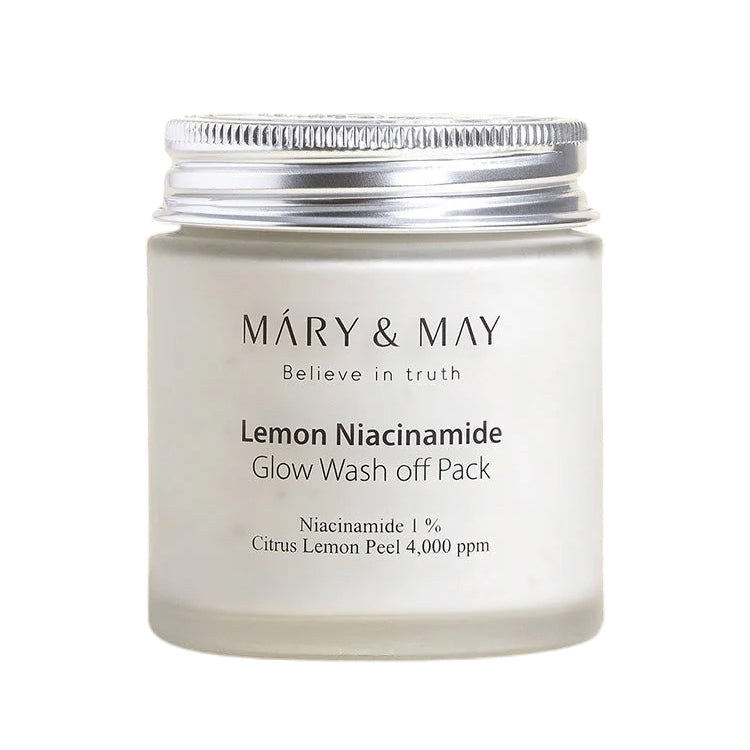 MARY & MAY LEMON NIACINAMIDE GLOW Maschera illuminante con argilla 125 ml