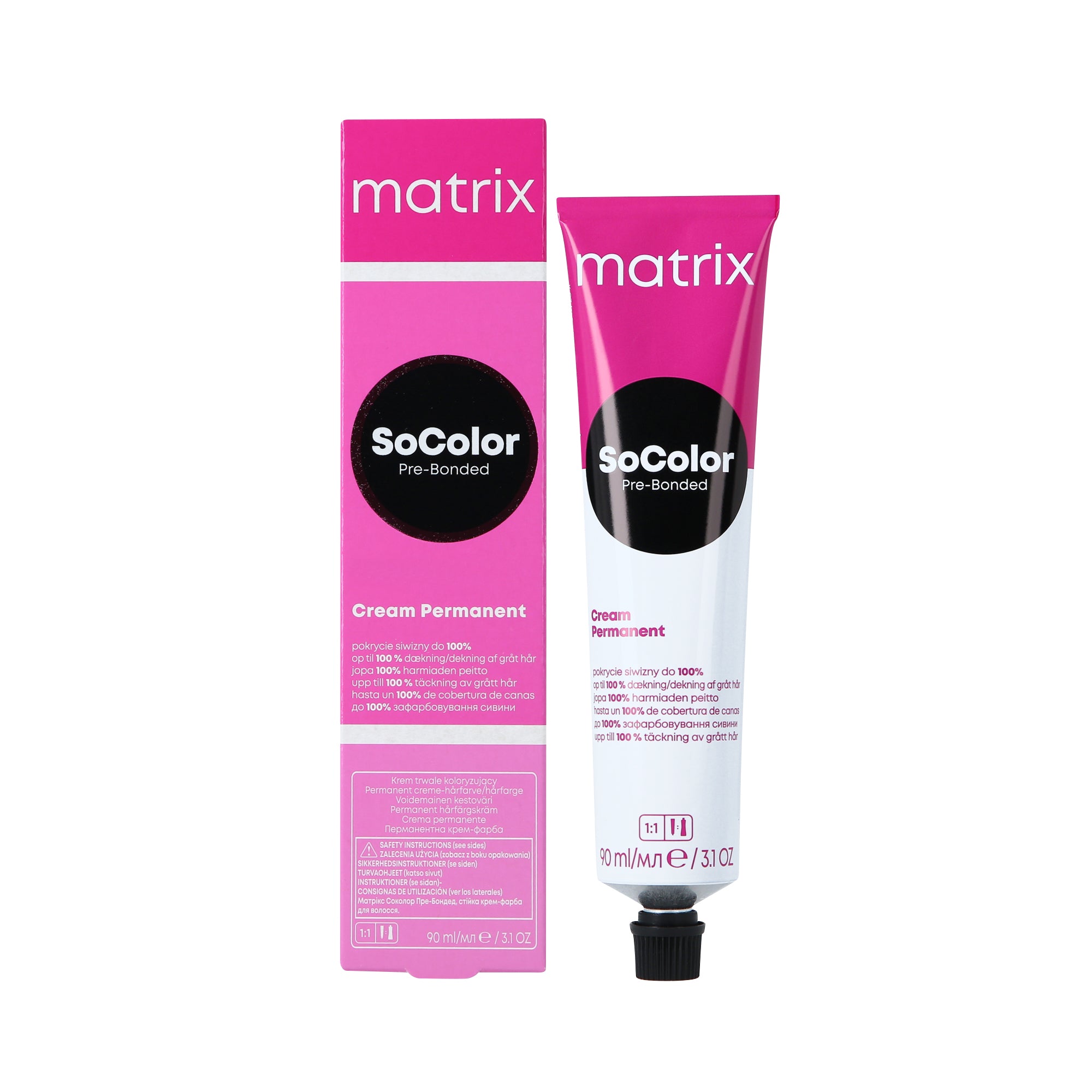 MATRIX SOCOLOR PRE-BONDED CREAM PERMANENT Tinta permanente per capelli 90 ml