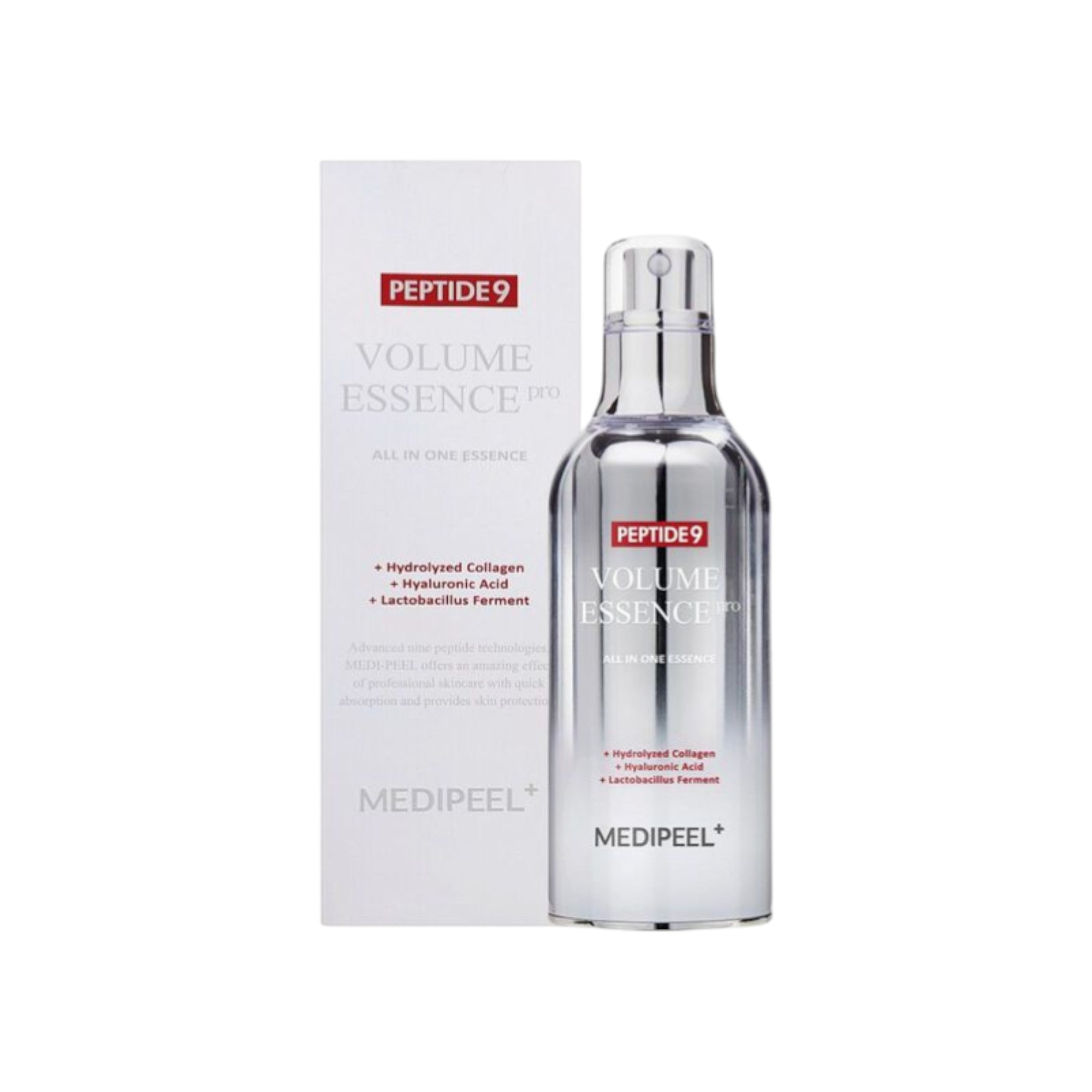 MEDI-PEEL PEPTIDE 9 VOLUME ESSENCE PRO Nawilżająca mgiełka do twarzy z kompleksem przeciwutleniaczy 100 ml