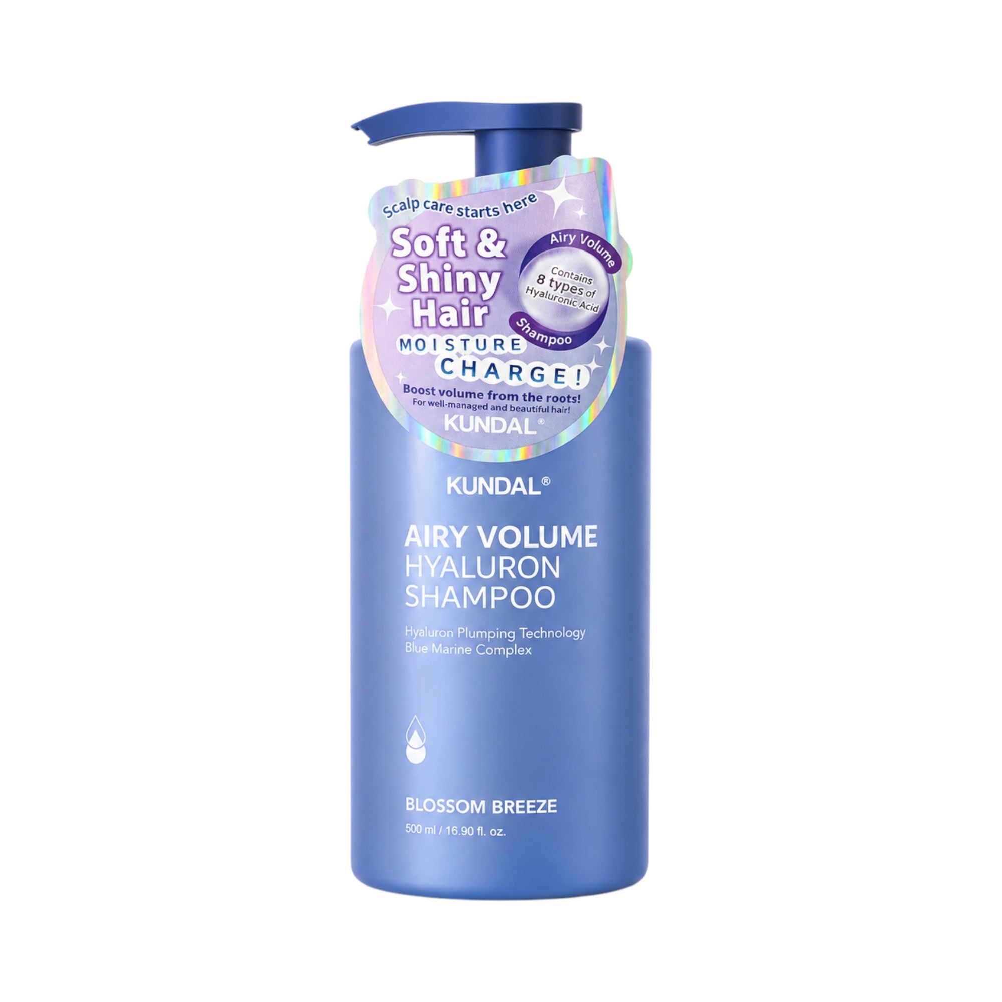 KUNDAL AIRY VOLUME HYALURON Shampoo idratante volumizzante per capelli Blossom Breeze 500 ml
