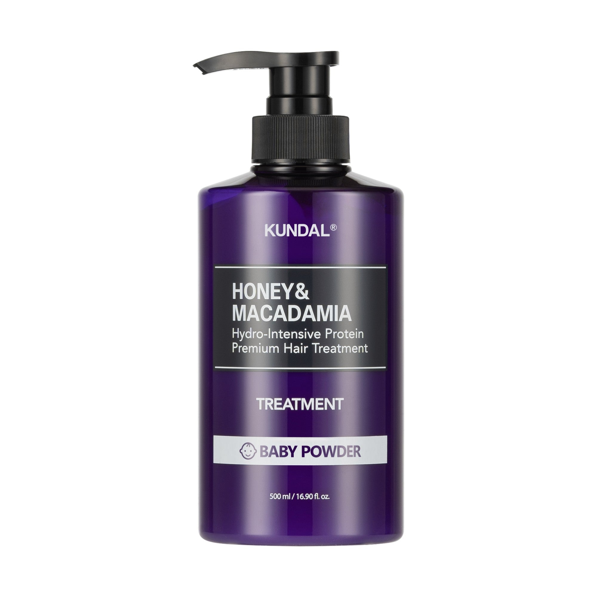 KUNDAL HONEY & MACADAMIA Balsamo per capelli idratante intensivo Baby Powder 500 ml