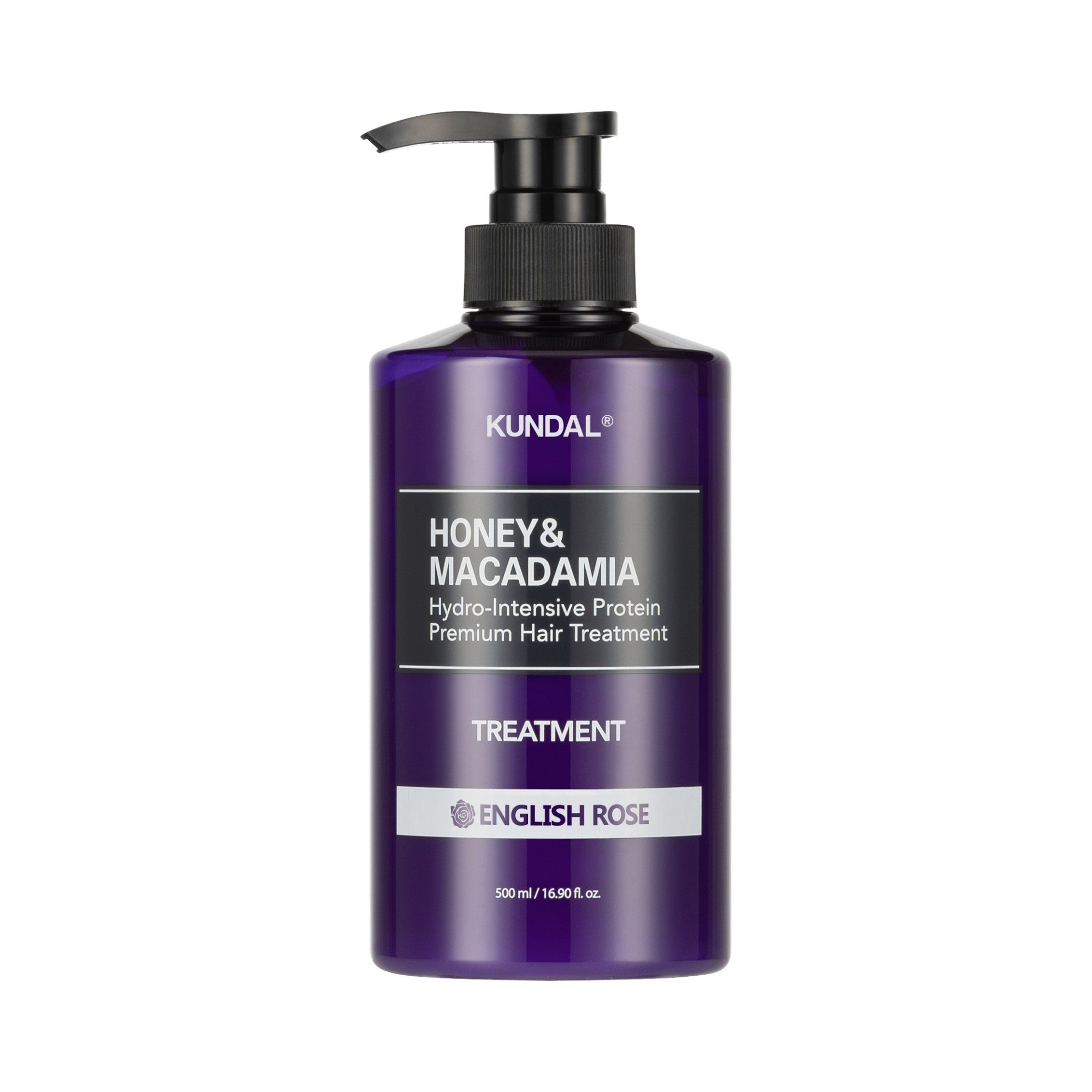 KUNDAL HONEY & MACADAMIA Balsamo per capelli idratante intensivo Rosa Inglese 500 ml