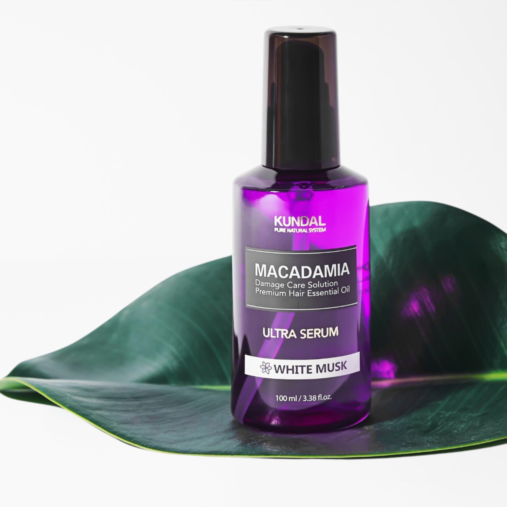 KUNDAL MACADAMIA ULTRA HAIR SERUM Intensywnie regenerujące serum do włosów White Musk 100 ml #2