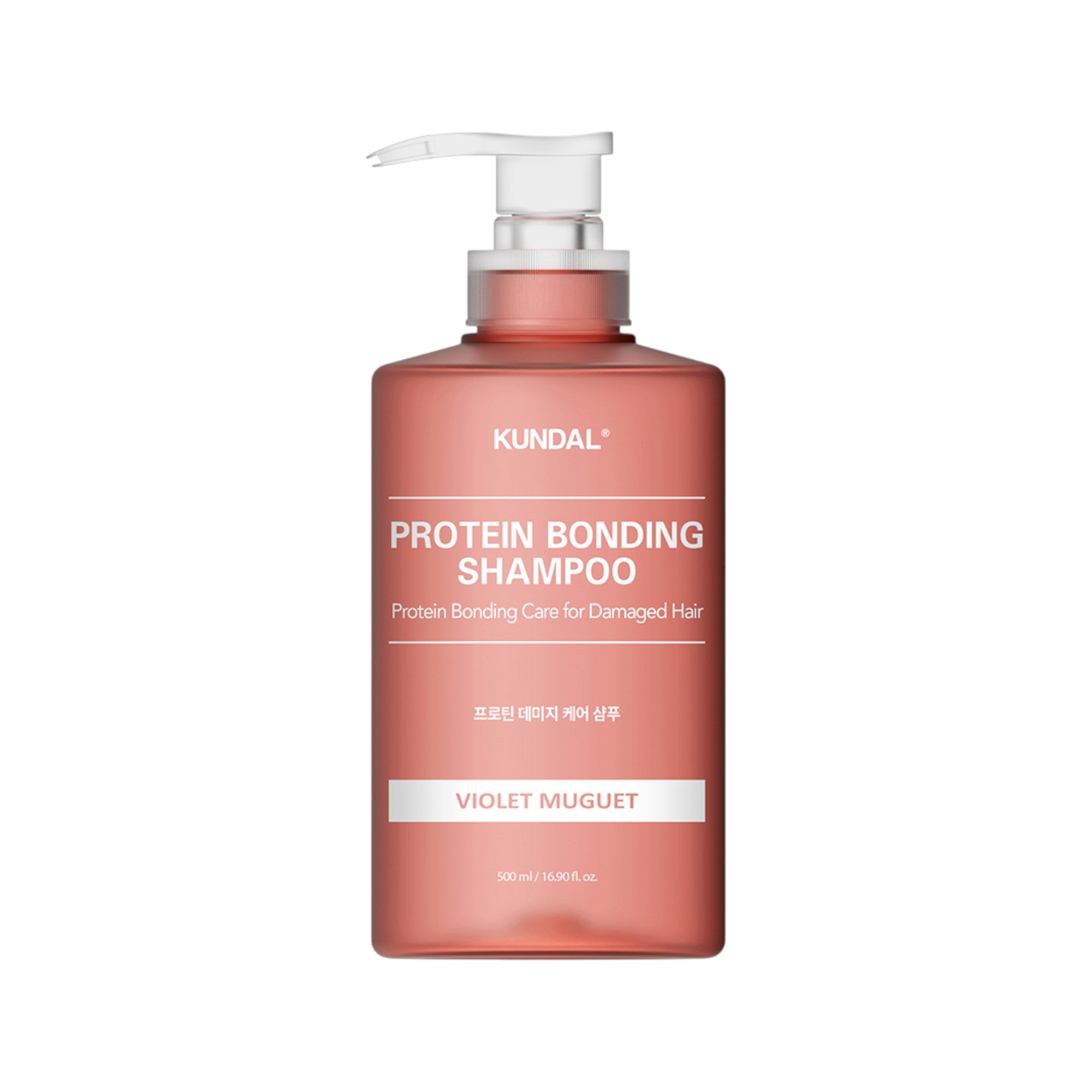 KUNDAL PROTEIN BONDING Głęboko regenerujący szampon do włosów Violet Muguet 500 ml