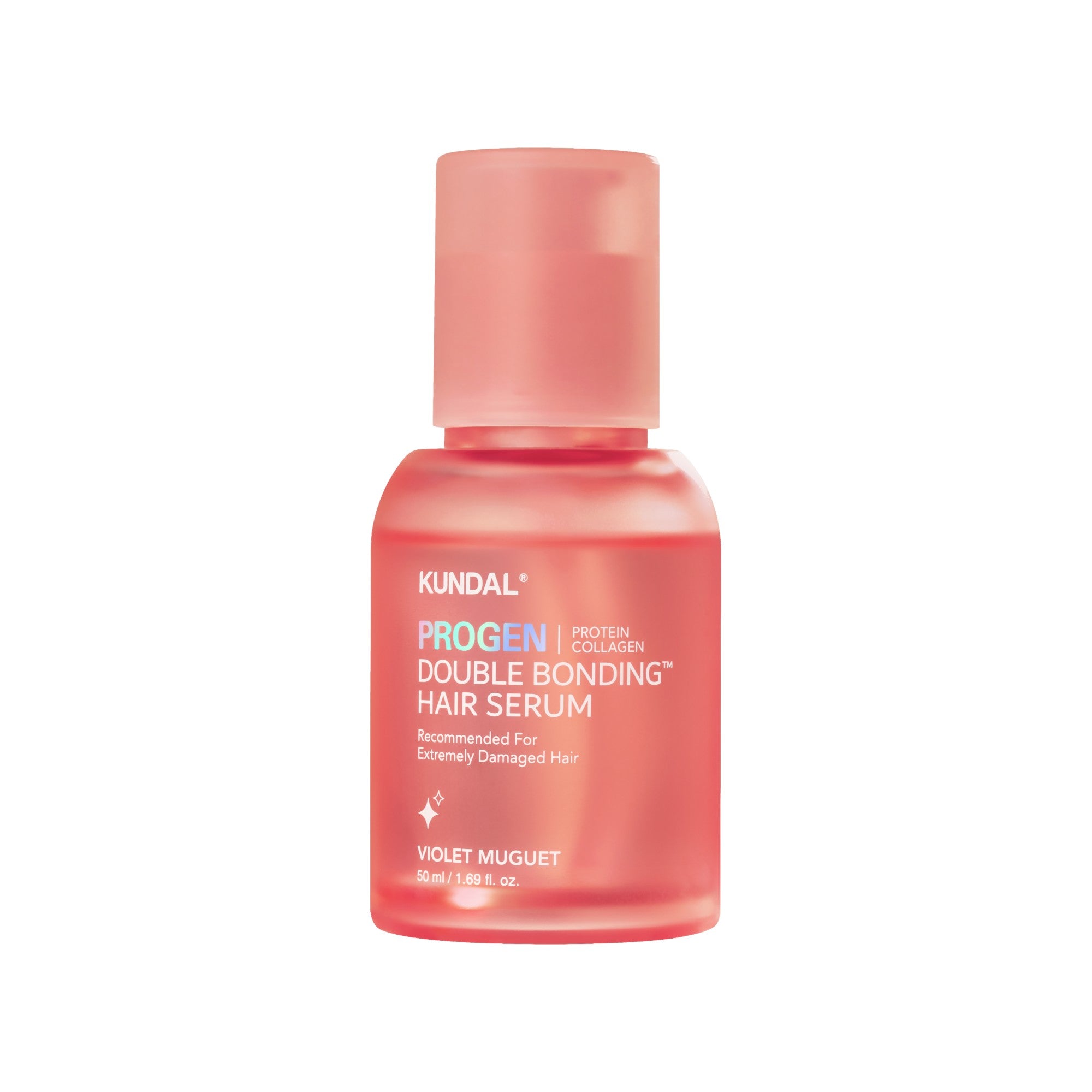 KUNDAL PROGEN DOUBLE BONDING Siero intensivamente rigenerante che ricostruisce i legami dei capelli Violet Muguet 50 ml