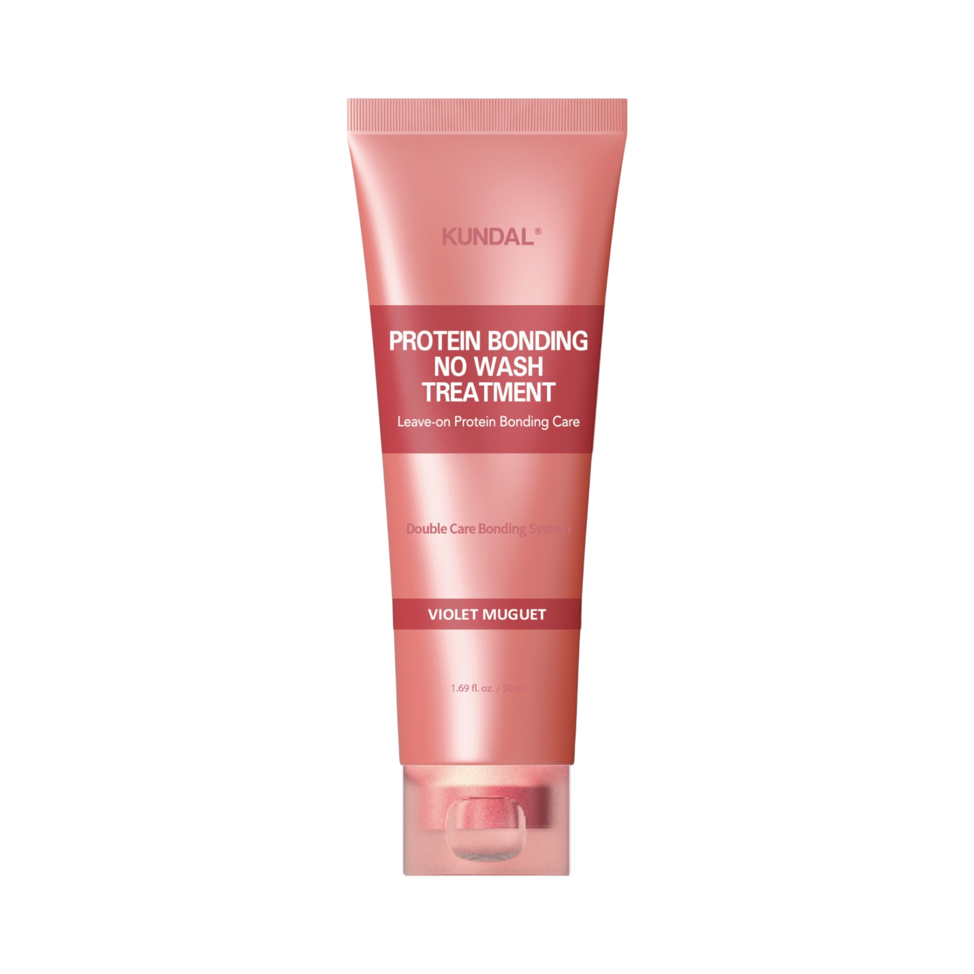 KUNDAL PROTEIN BONDING NO WASH Trattamento rinforzante intensivo senza risciacquo Violet Muguet 50 ml