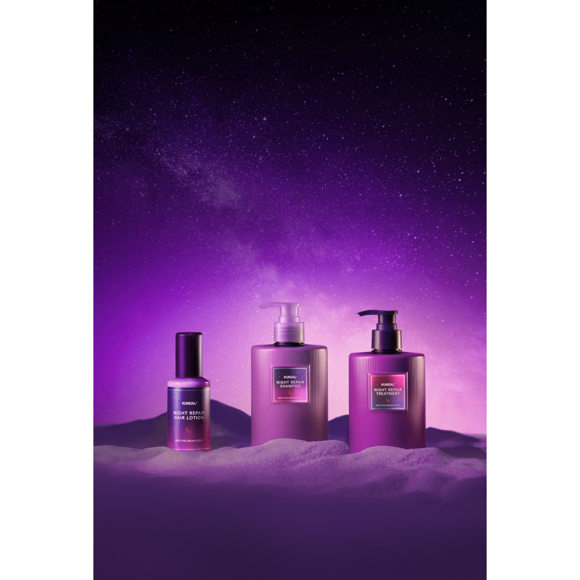 KUNDAL NIGHT REPAIR Lotion do włosów wspierający ich kondycję podczas nocnej regeneracji Into The Dream 100 ml #4