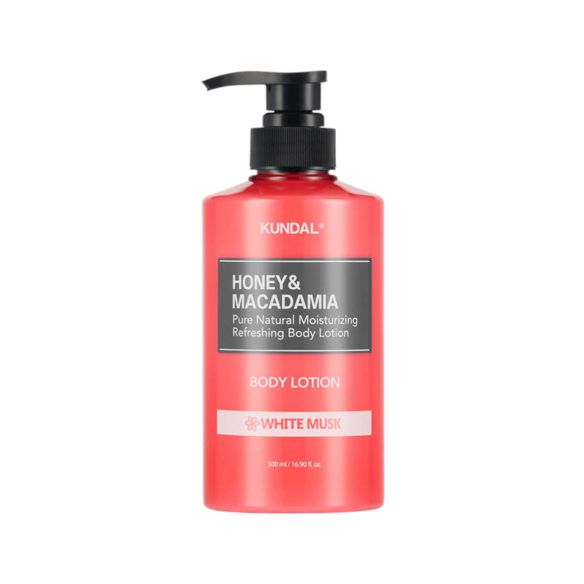 KUNDAL MIELE & MACADAMIA Balsamo corpo idratante Muschio Bianco 500 ml