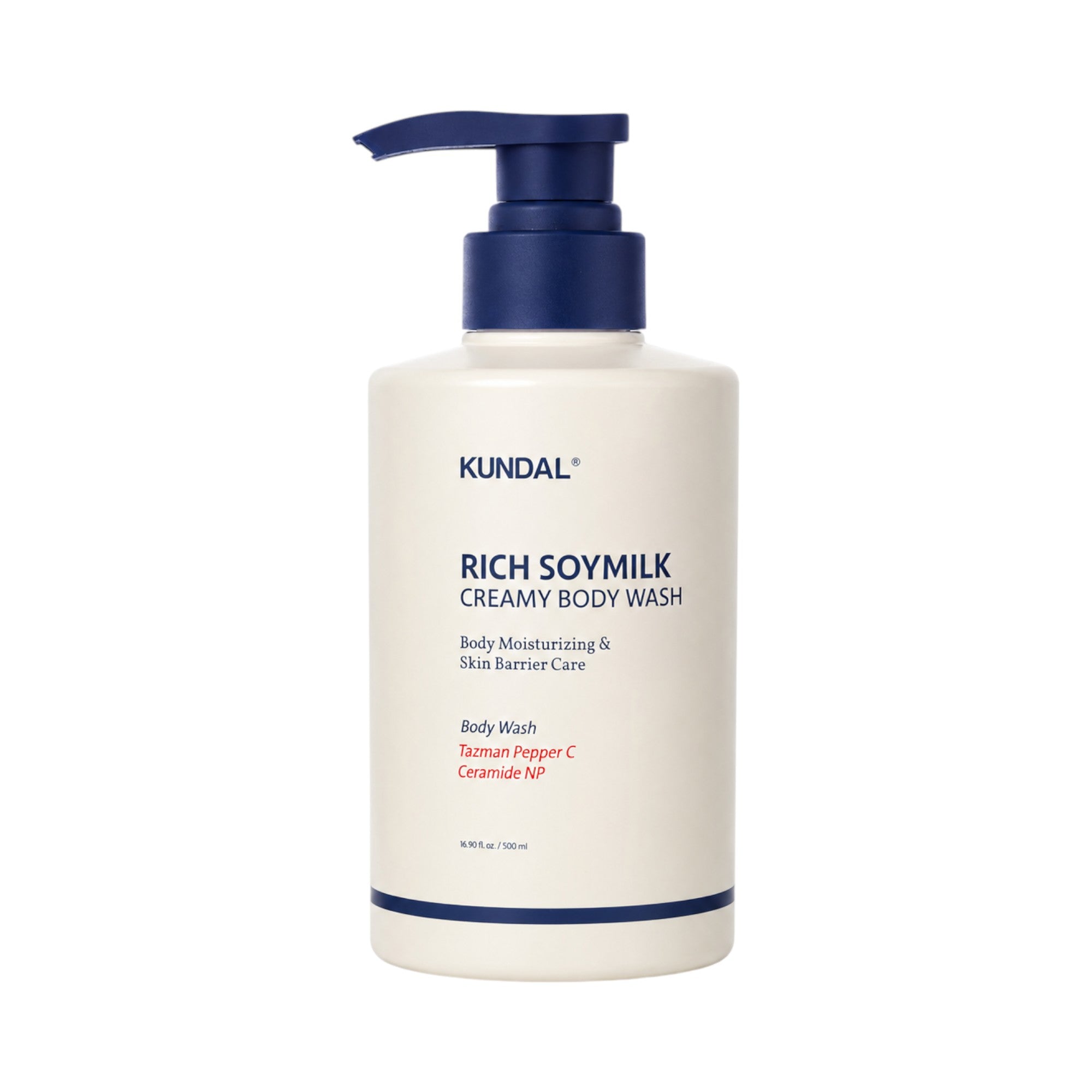 KUNDAL RICH SOYMILK BODY CREAM Lozione corpo idratante intensiva Mellow Vanilla 500 ml