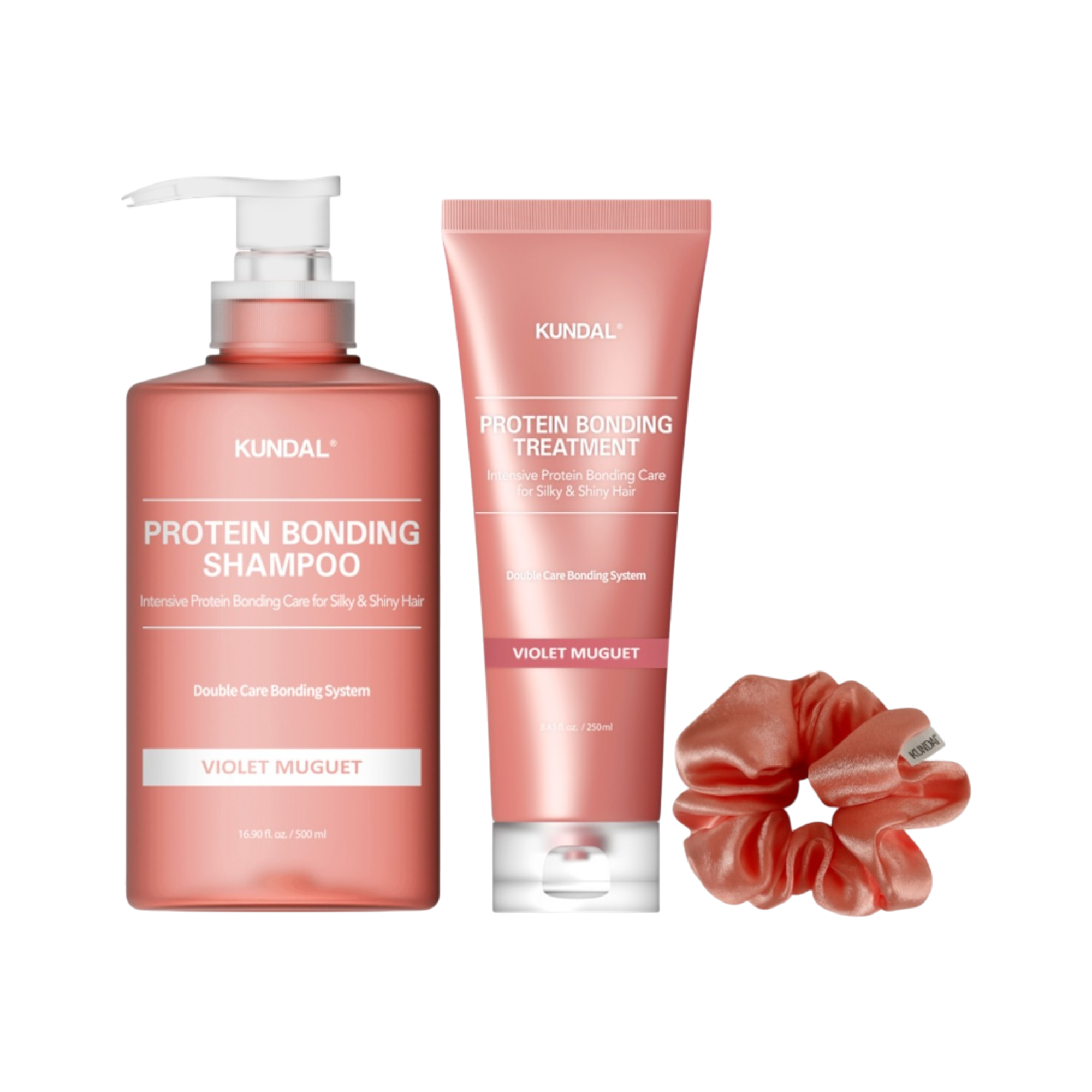KUNDAL SILKU GLOW EDITION Set per la cura intensiva dei capelli rigenerante Violet Muguet 2 x 500 ml #2