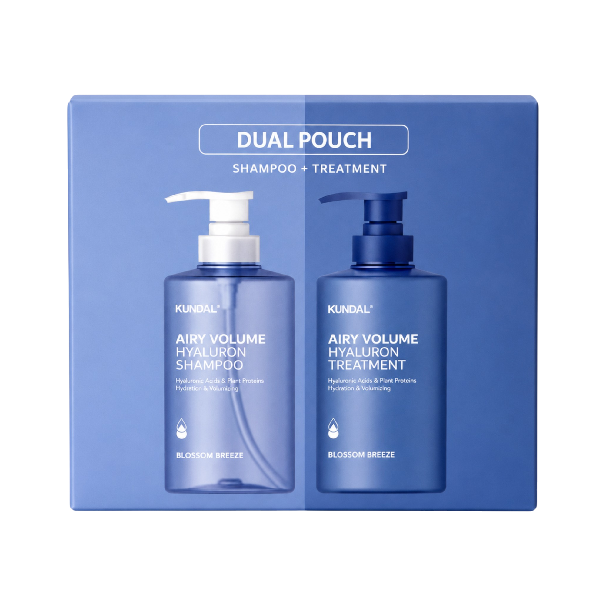 KUNDAL AIRY VOLUME Blossom Breeze set di bustine volumizzanti per la cura dei capelli 2 x 10 ml #2