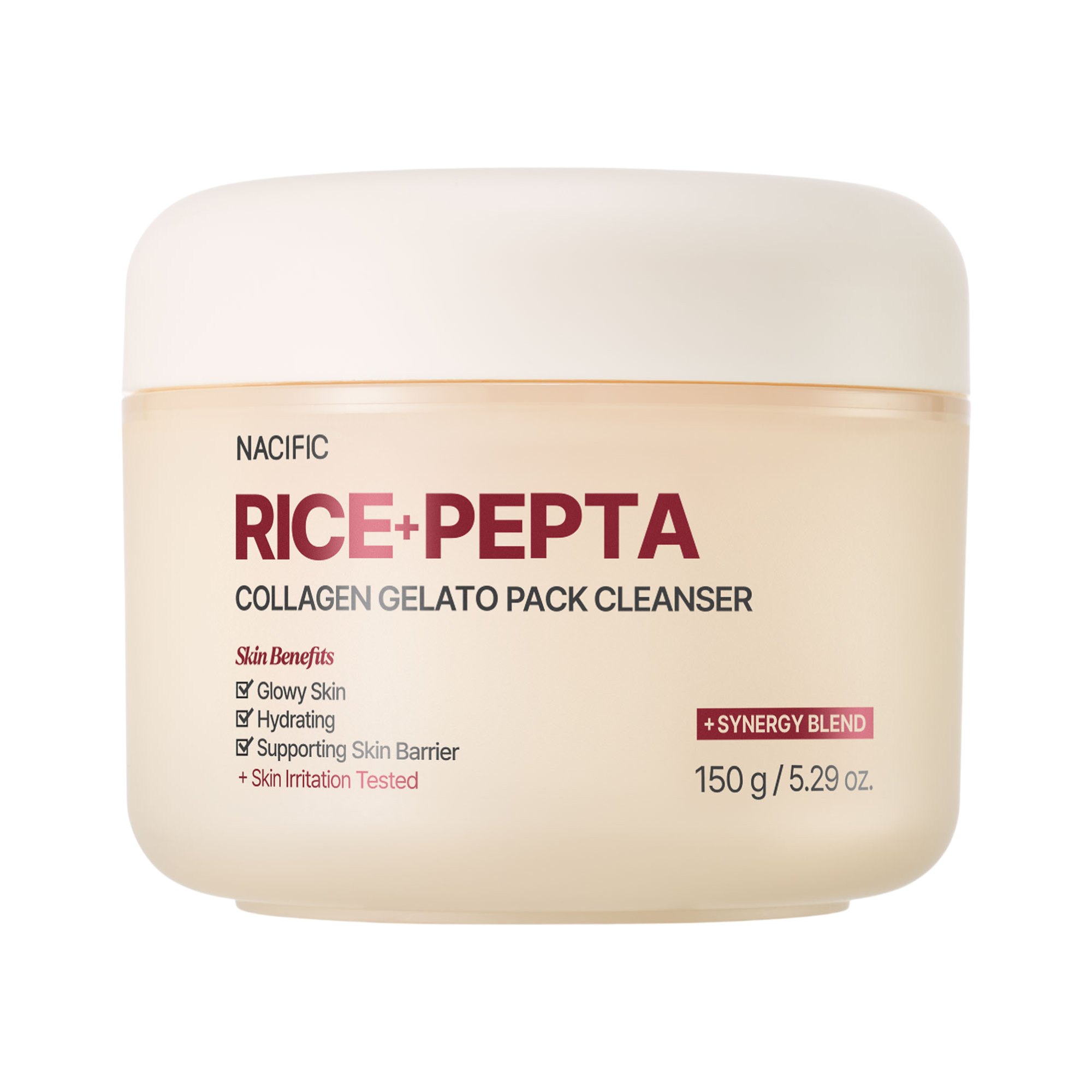NACIFIC RICE+PEPTA COLLAGEN GELATO PACK CLEANSER Cleansing Face Wash Mask & Gel 2in1, 150 g