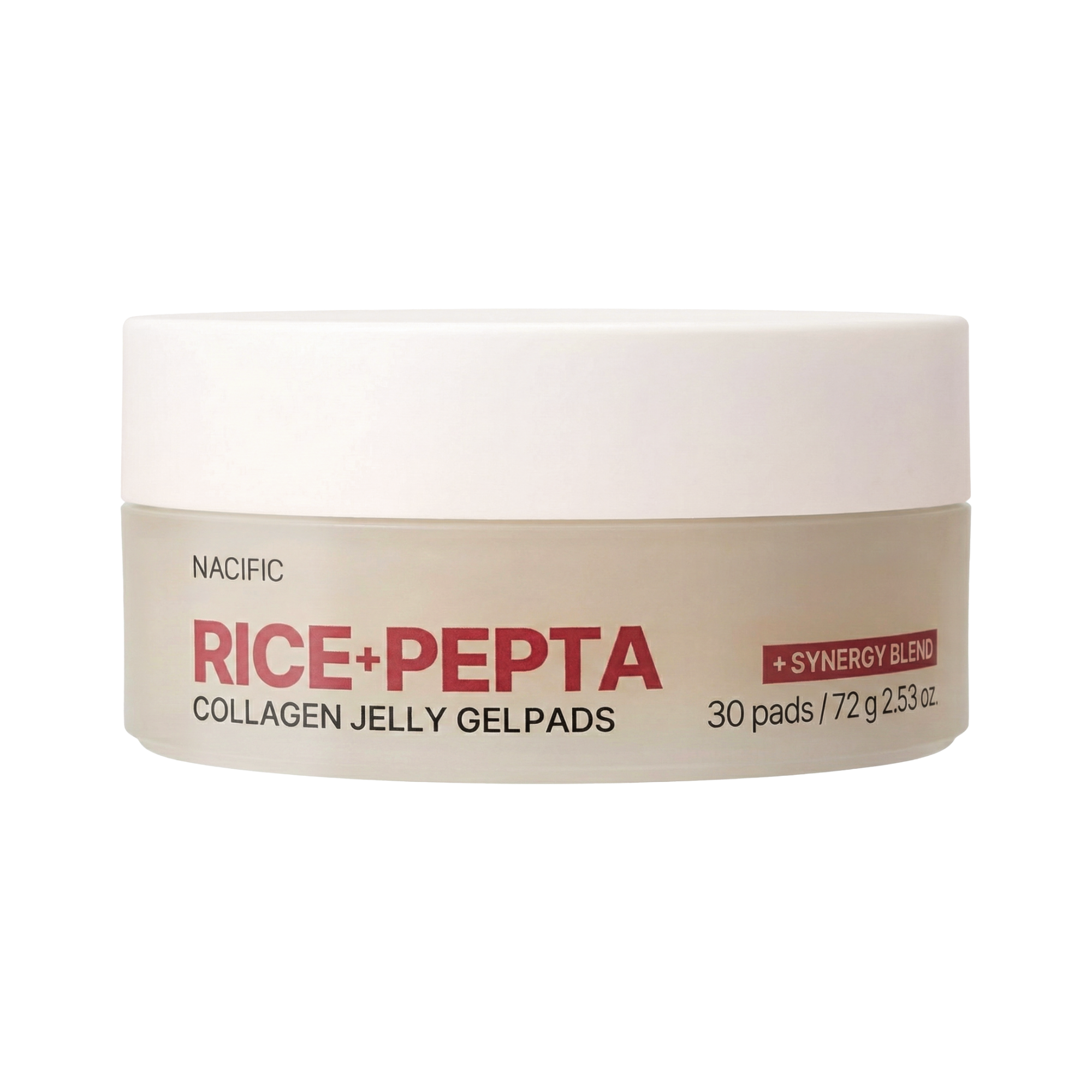 NACIFIC RICE+PEPTA COLLAGEN JELLY GEL PADS Hydrogel Kollagen Augenpads 72 g (30 Stk.)