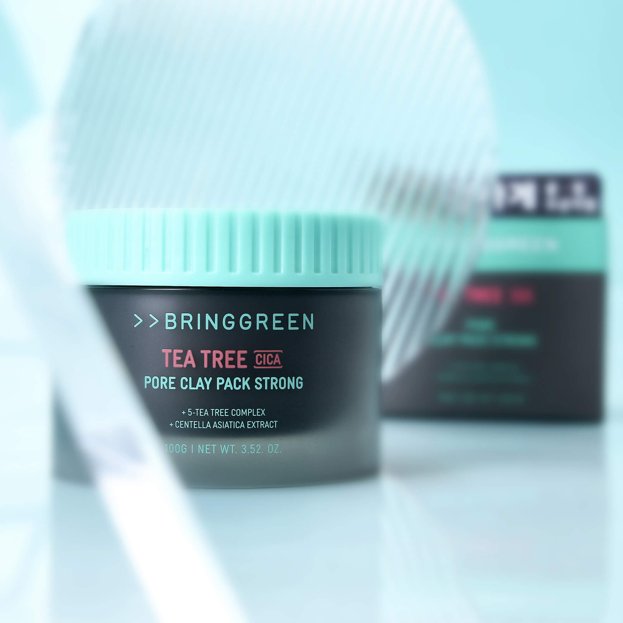 BRINGGREEN Tea Tree Cica Pore Clay Pack Strong – Intensiv reinigende Gesichtsmaske mit Tonerde, Teebaumöl und Cica, 100 g #7