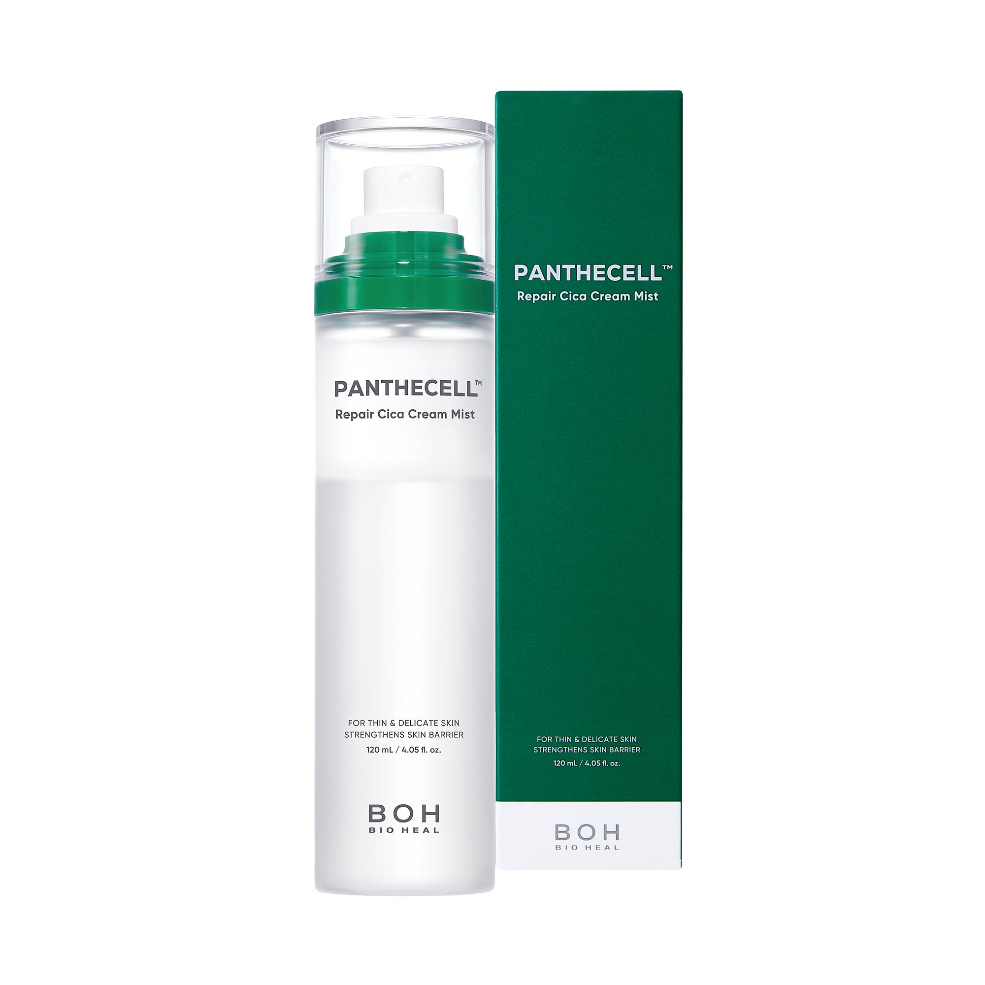 BIOHEAL BOH Panthecell™ Repair Cica Cream Mist – Beruhigendes und feuchtigkeitsspendendes, milchiges Gesichtsspray 120 ml