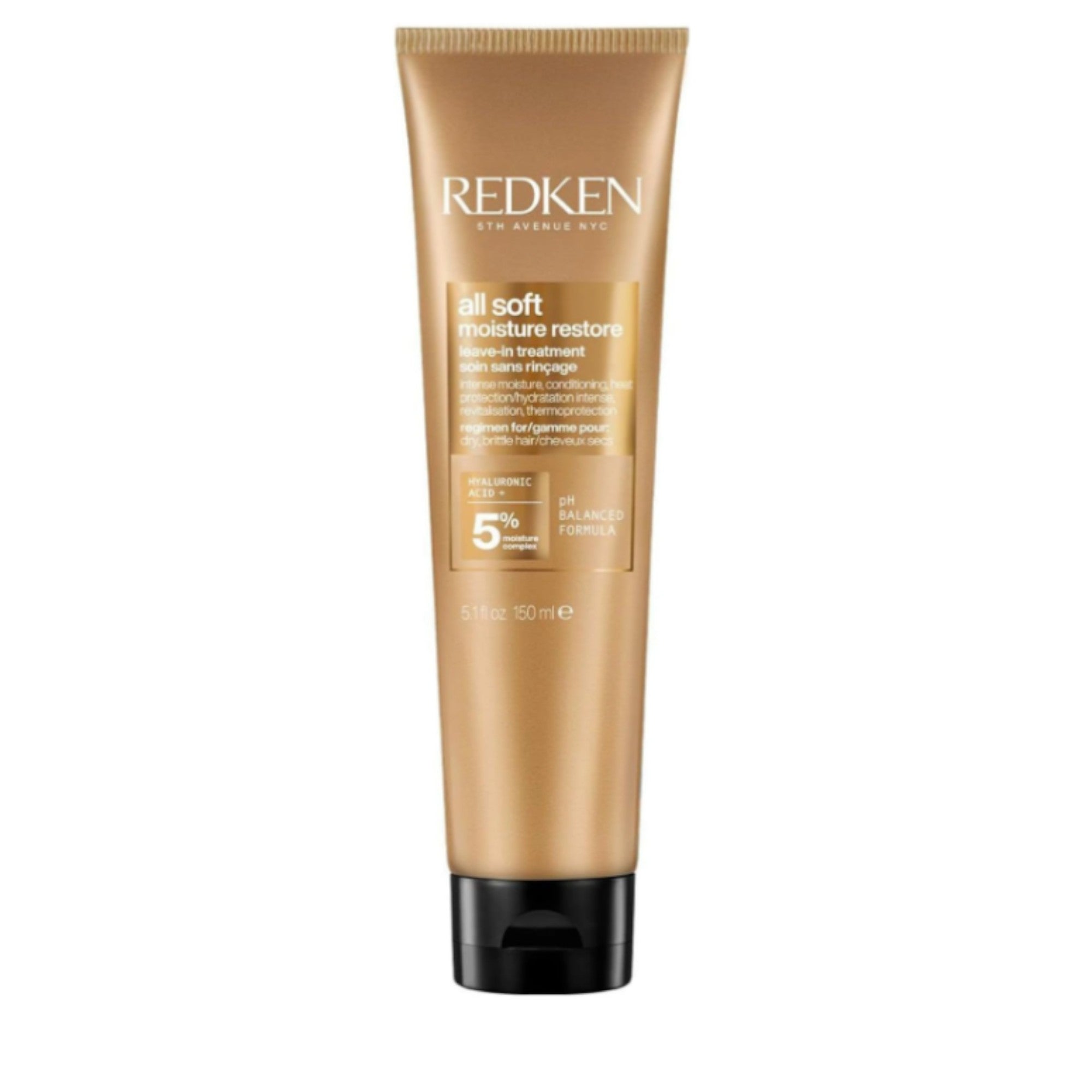 REDKEN ALL SOFT MOISTURE RESTORE Leave-in-Conditioner für lang anhaltende Feuchtigkeitsversorgung, 150 ml