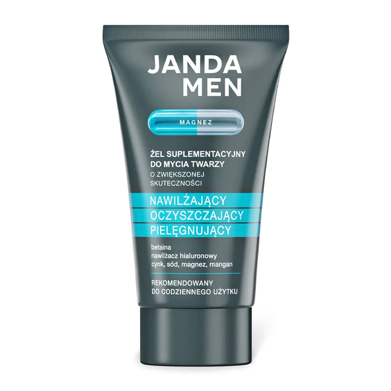 JANDA MEN CLEANSING Gesichtsreinigungsgel für Männer mit Magnesium 150 ml