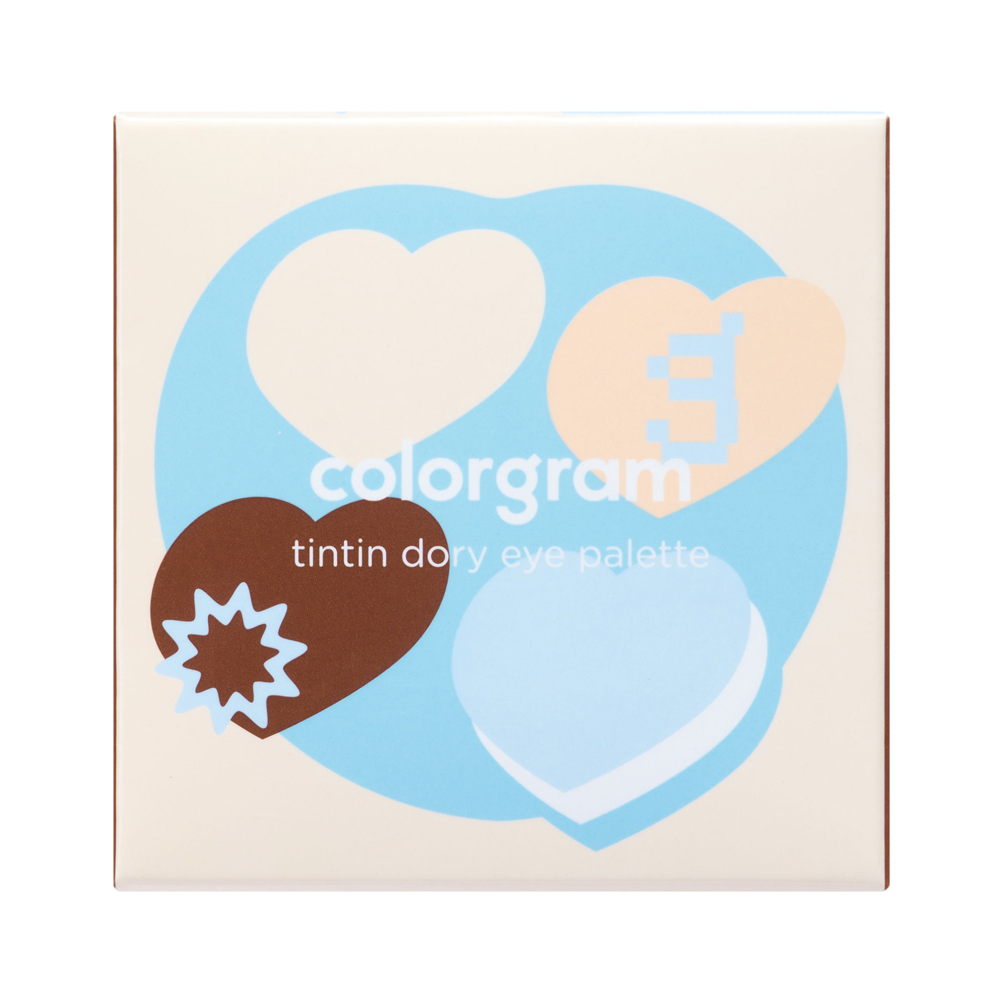 COLORGRAM TINTIN DORY EYE PALETTE Palette di ombretti, 02 Castagna Dory 4 g #3