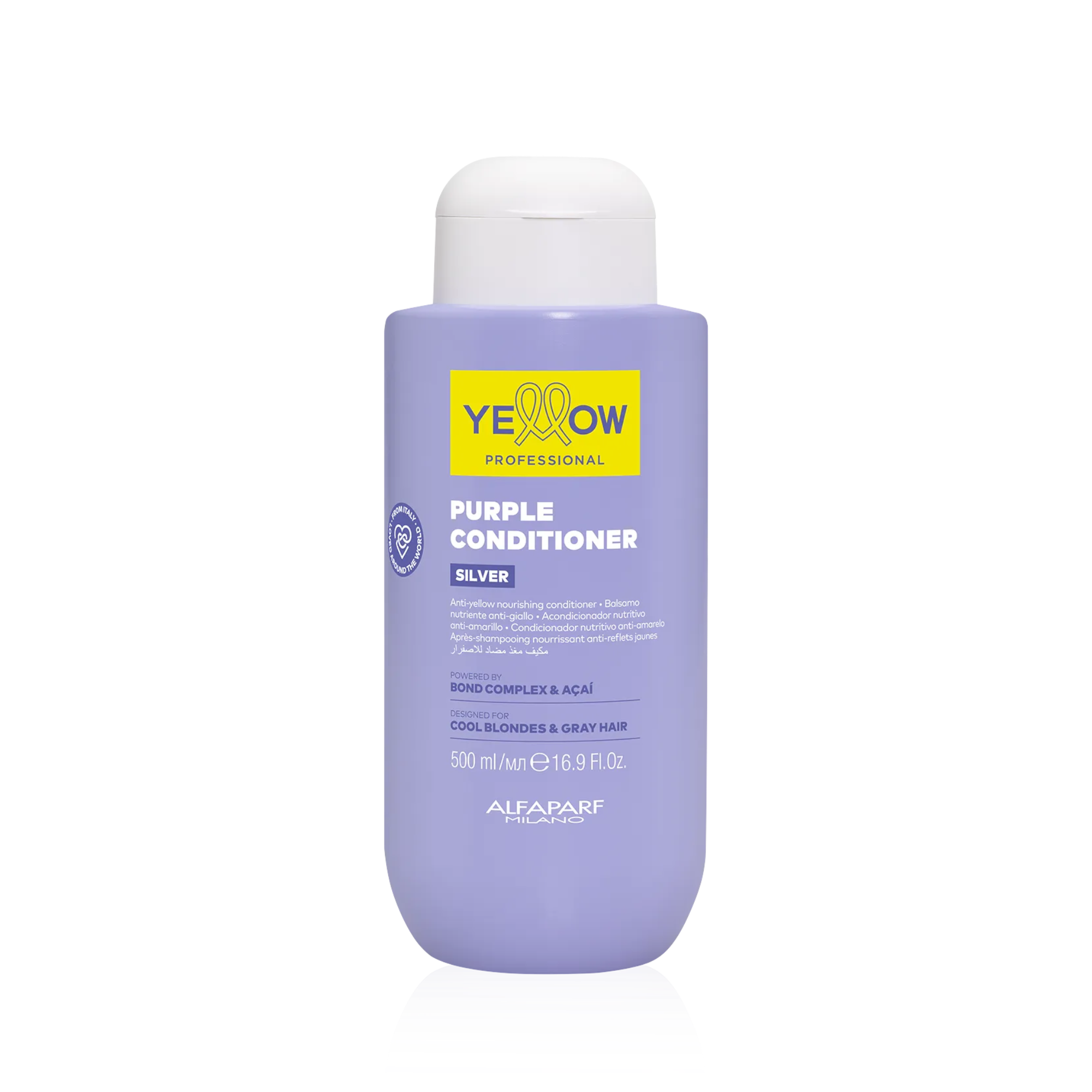 YELLOW PROFESSIONAL SILVER VIOLA BALSAMO Balsamo neutralizzante toni gialli per capelli biondi e grigi 500 ml